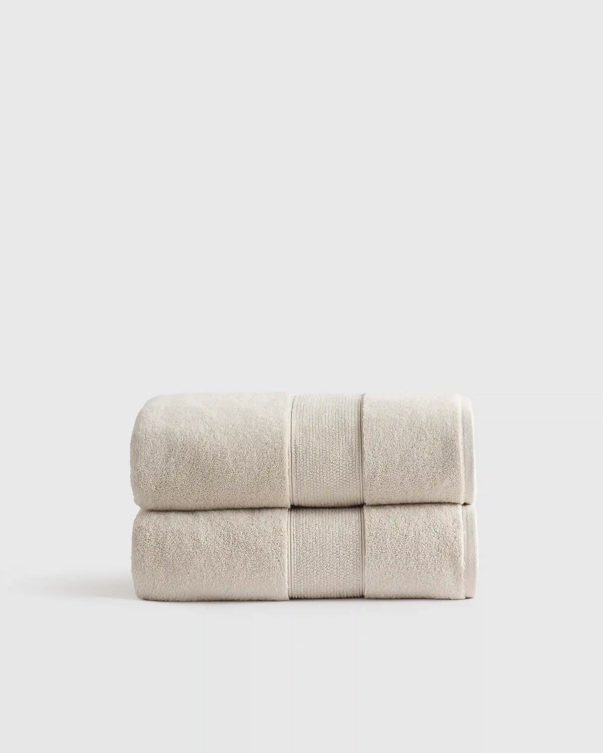 Classic Organic Turkish Cotton Bath Towel (Set of 2)