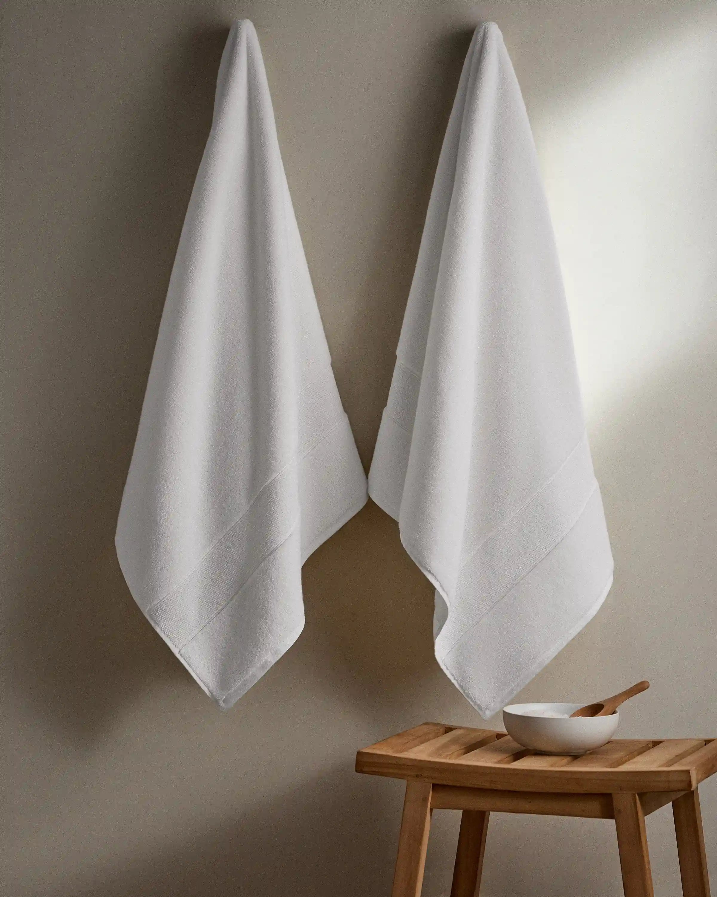 Classic Organic Turkish Cotton Bath Towel (Set of 2)