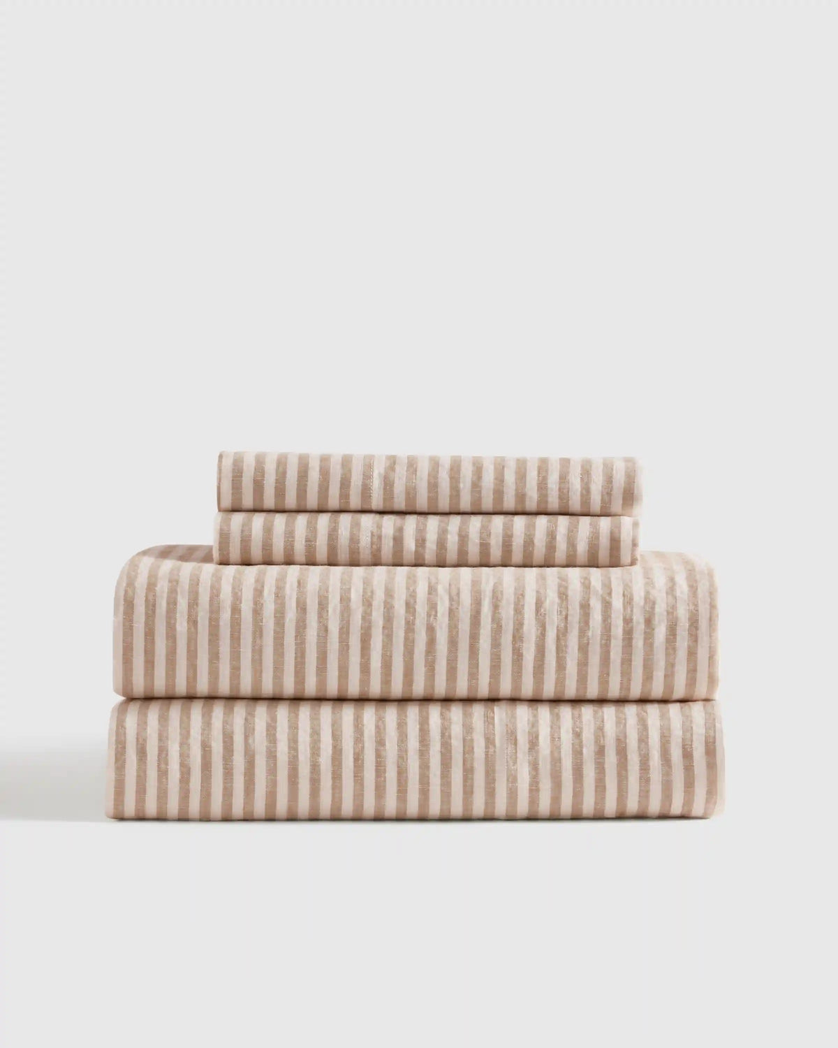 European Linen Stripe Sheet Set