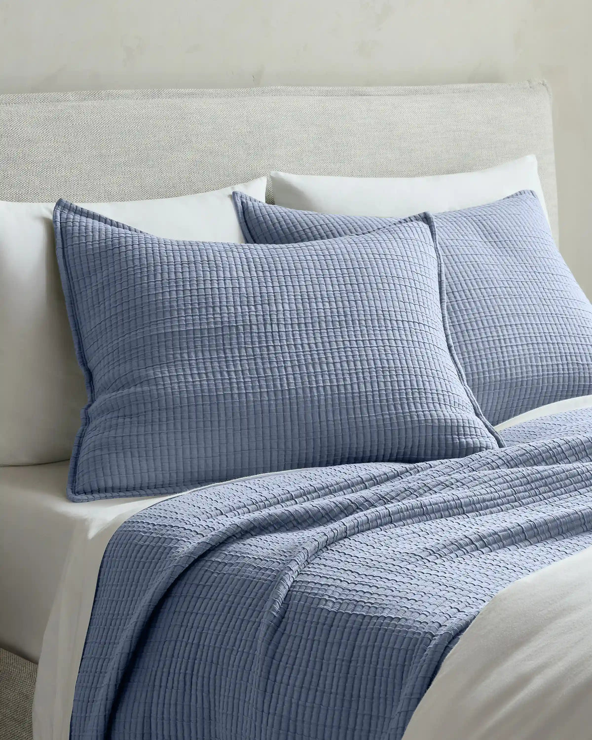 Organic Ribbed Cotton Shams