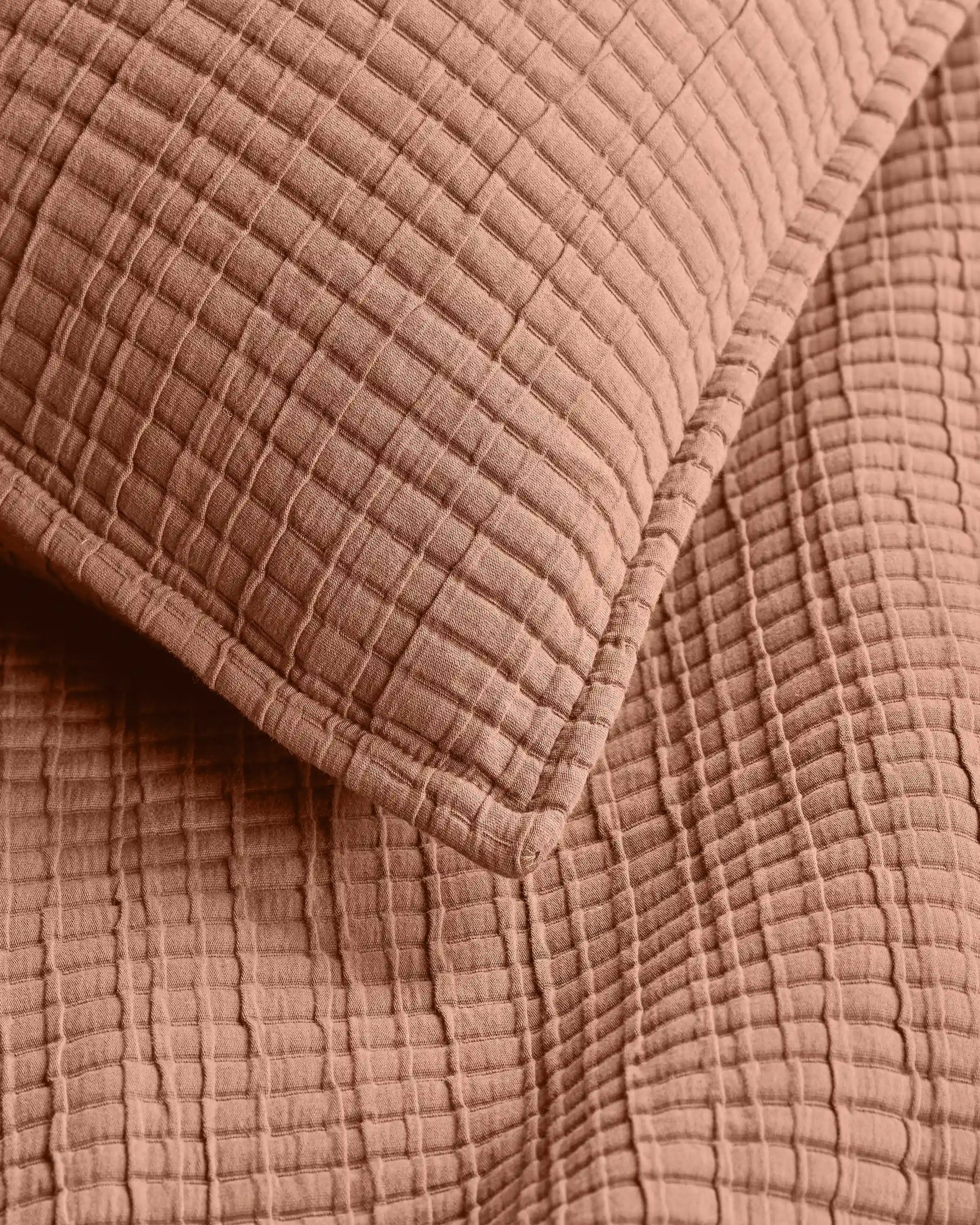 Organic Ribbed Cotton Shams