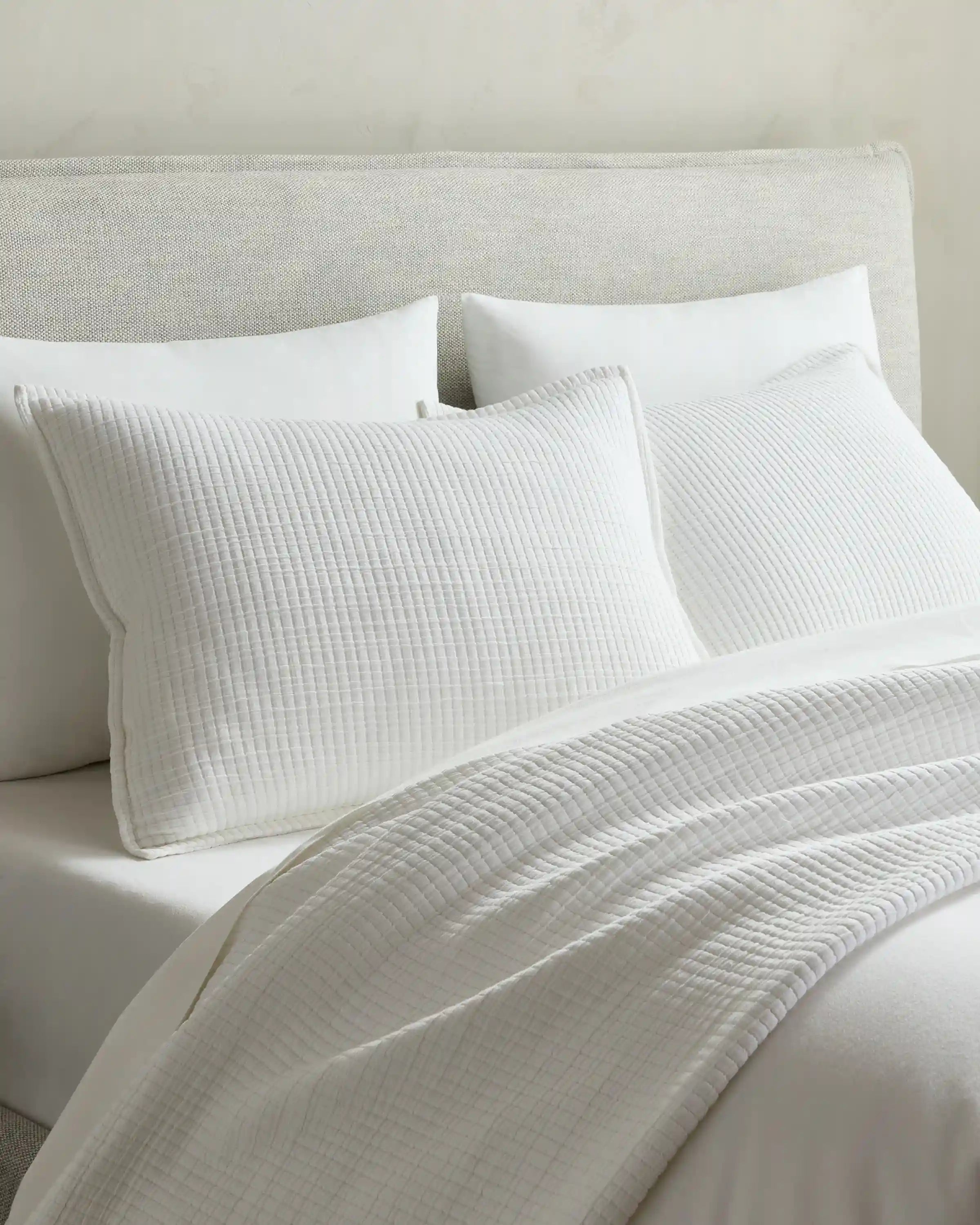Organic Ribbed Cotton Shams