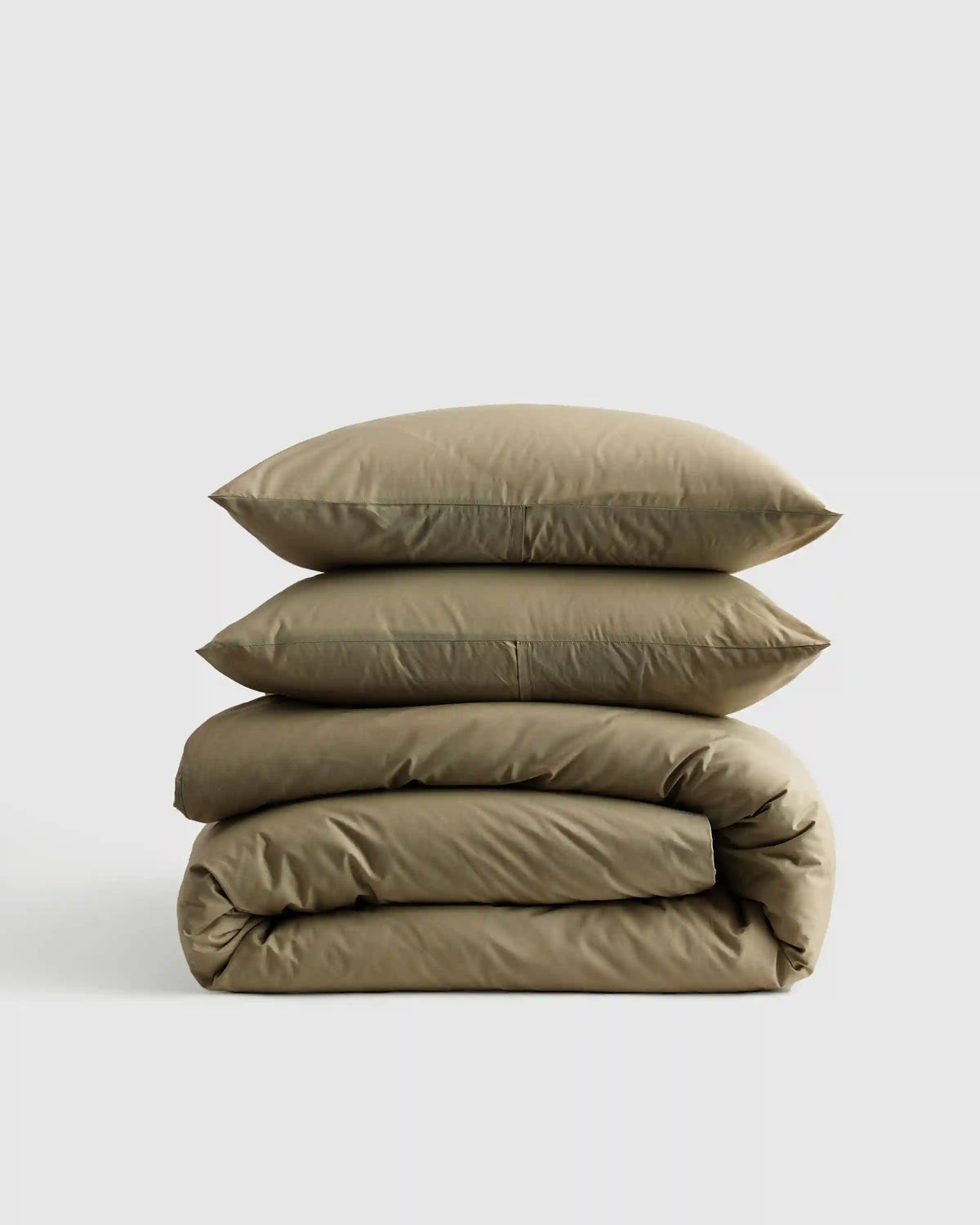 Organic Crisp Percale Duvet Cover Set