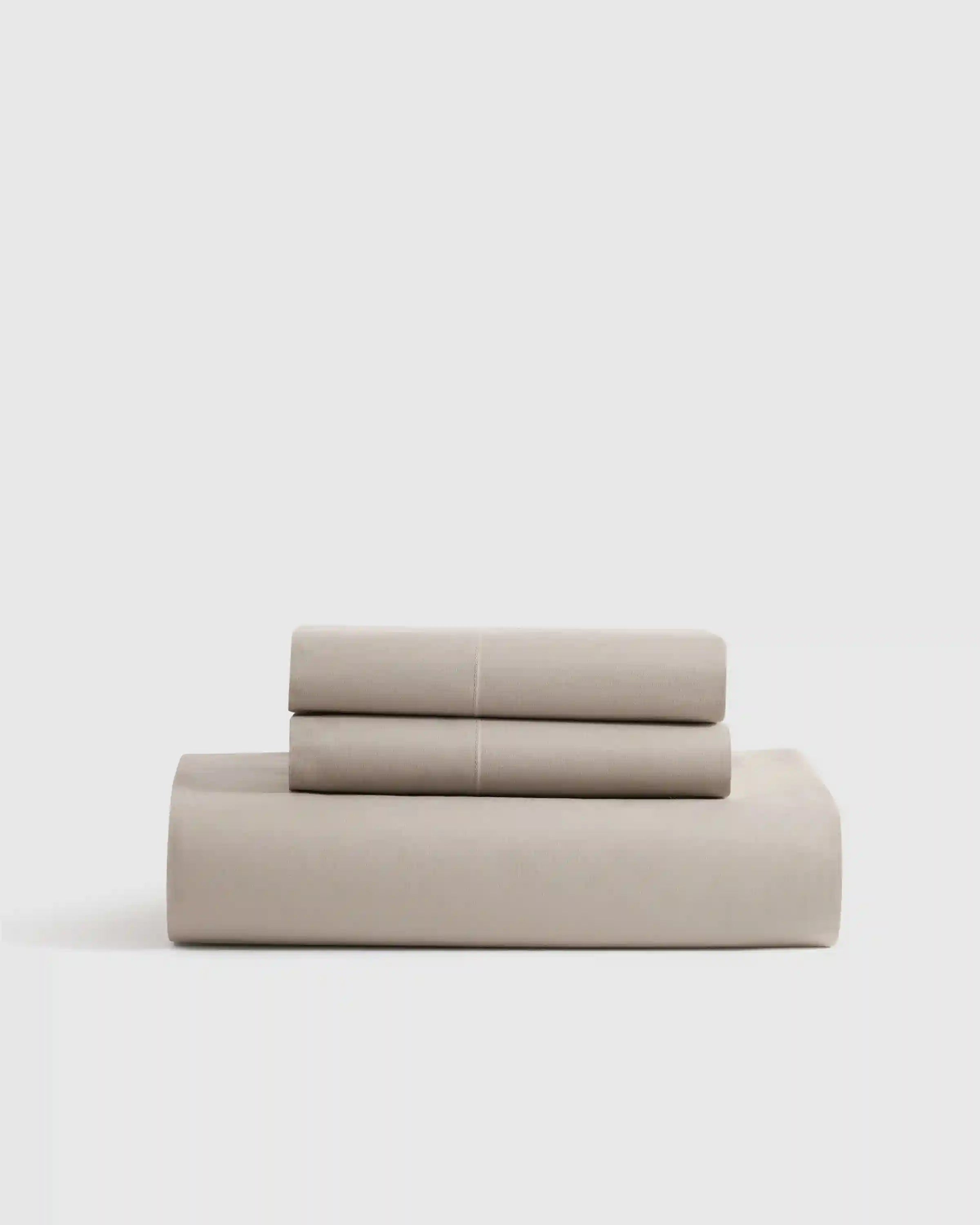 Organic Crisp Percale Fitted Sheet Set