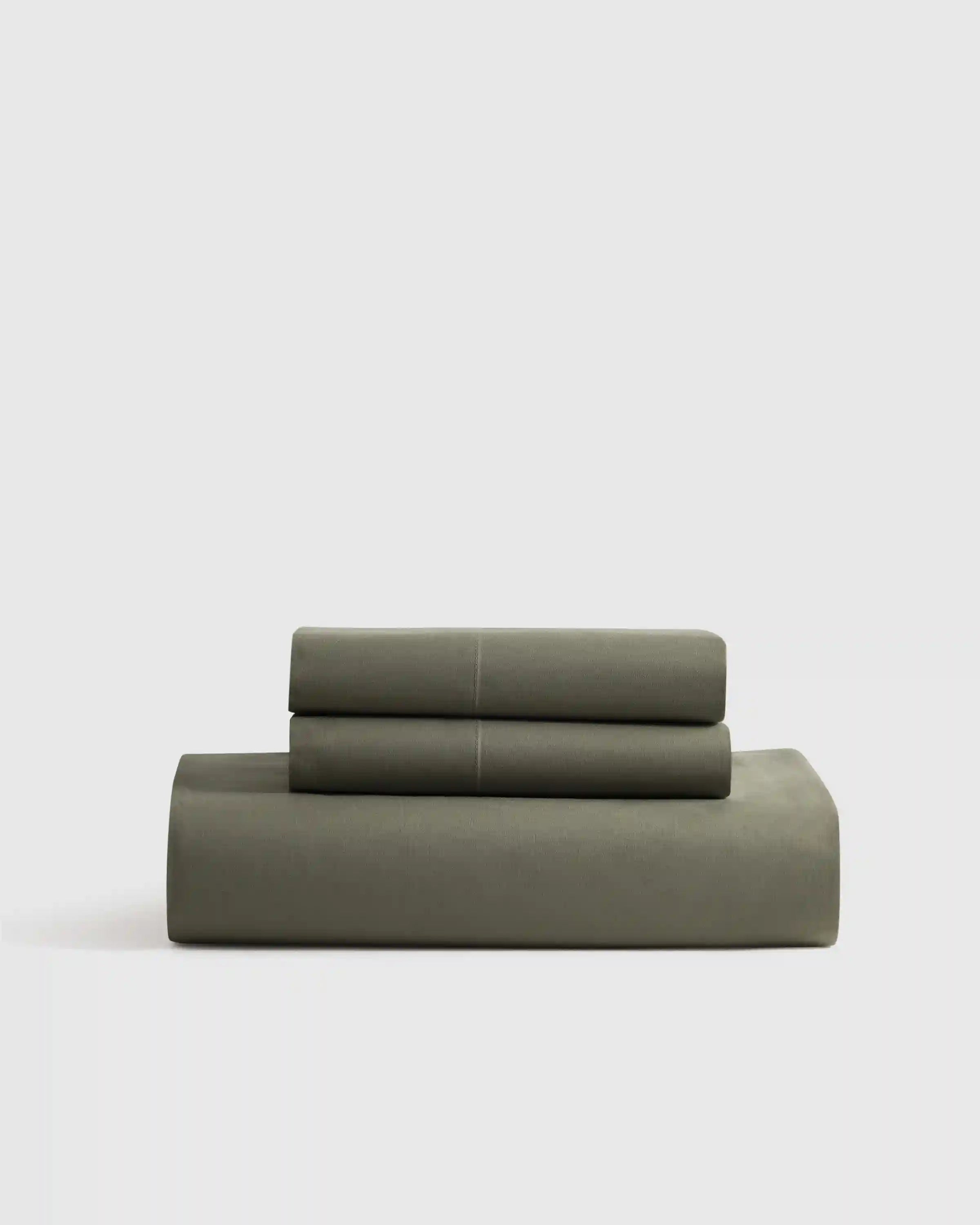 Organic Crisp Percale Fitted Sheet Set