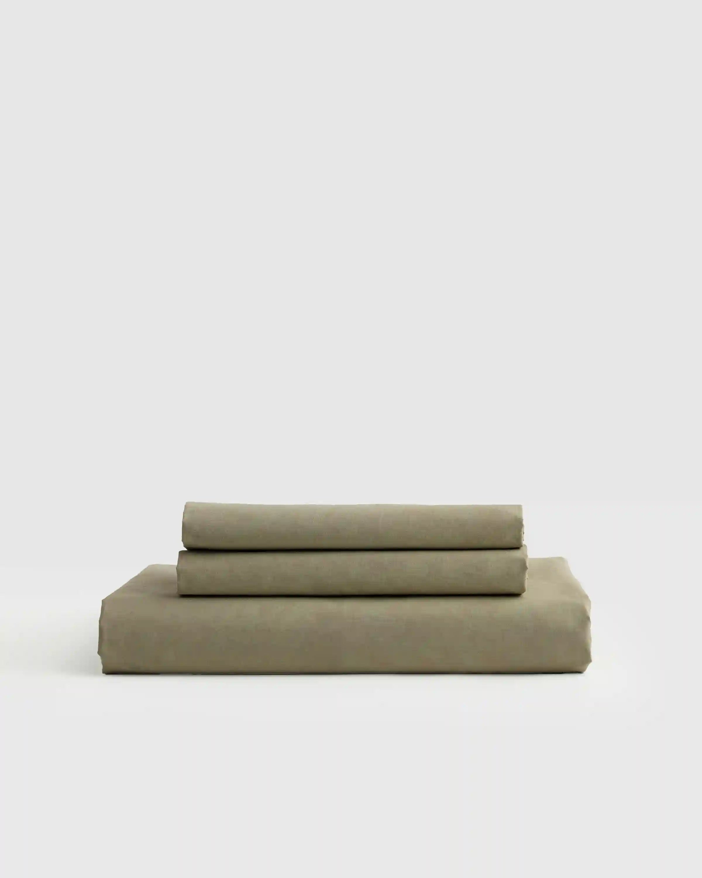 Organic Crisp Percale Fitted Sheet Set