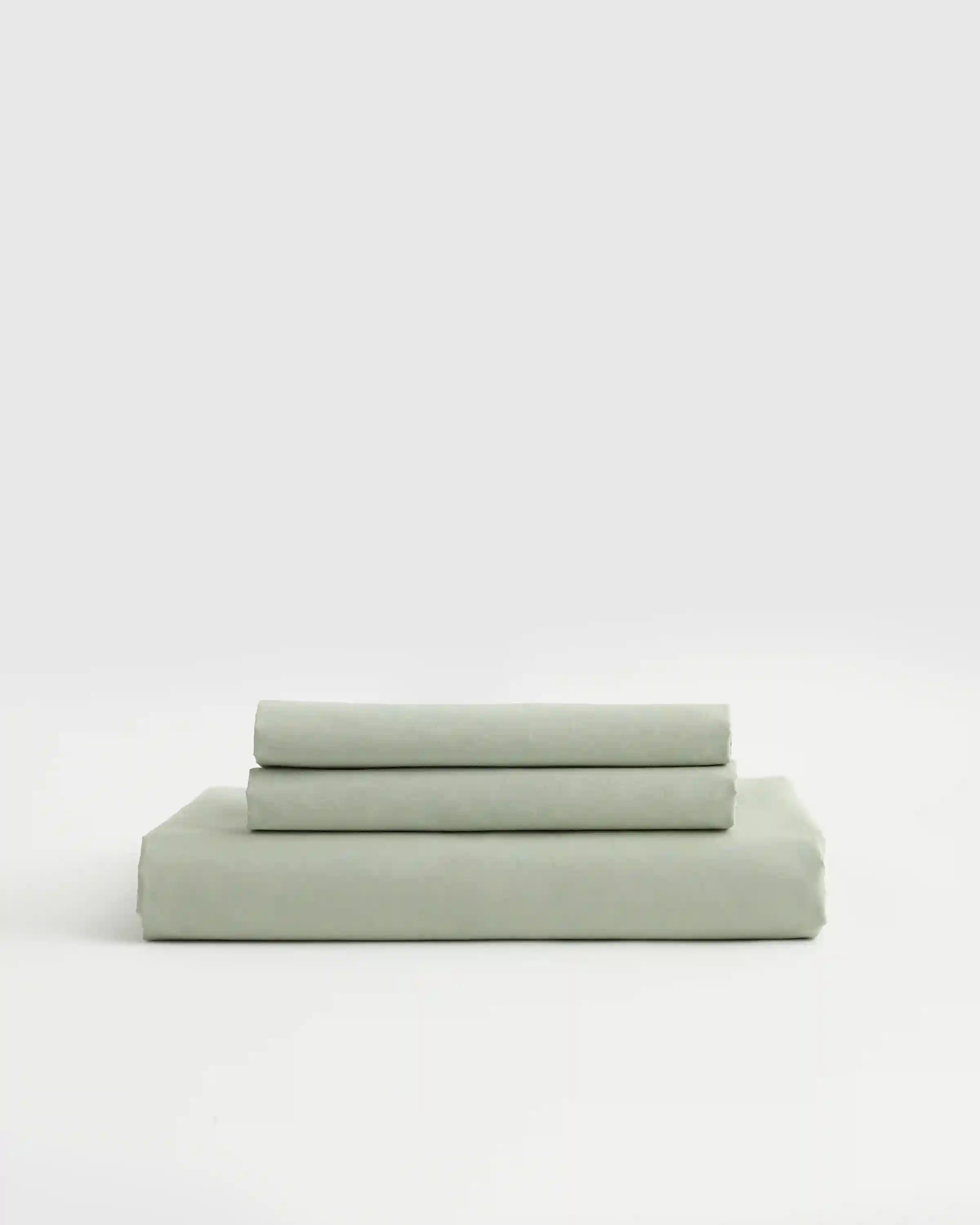 Organic Crisp Percale Fitted Sheet Set