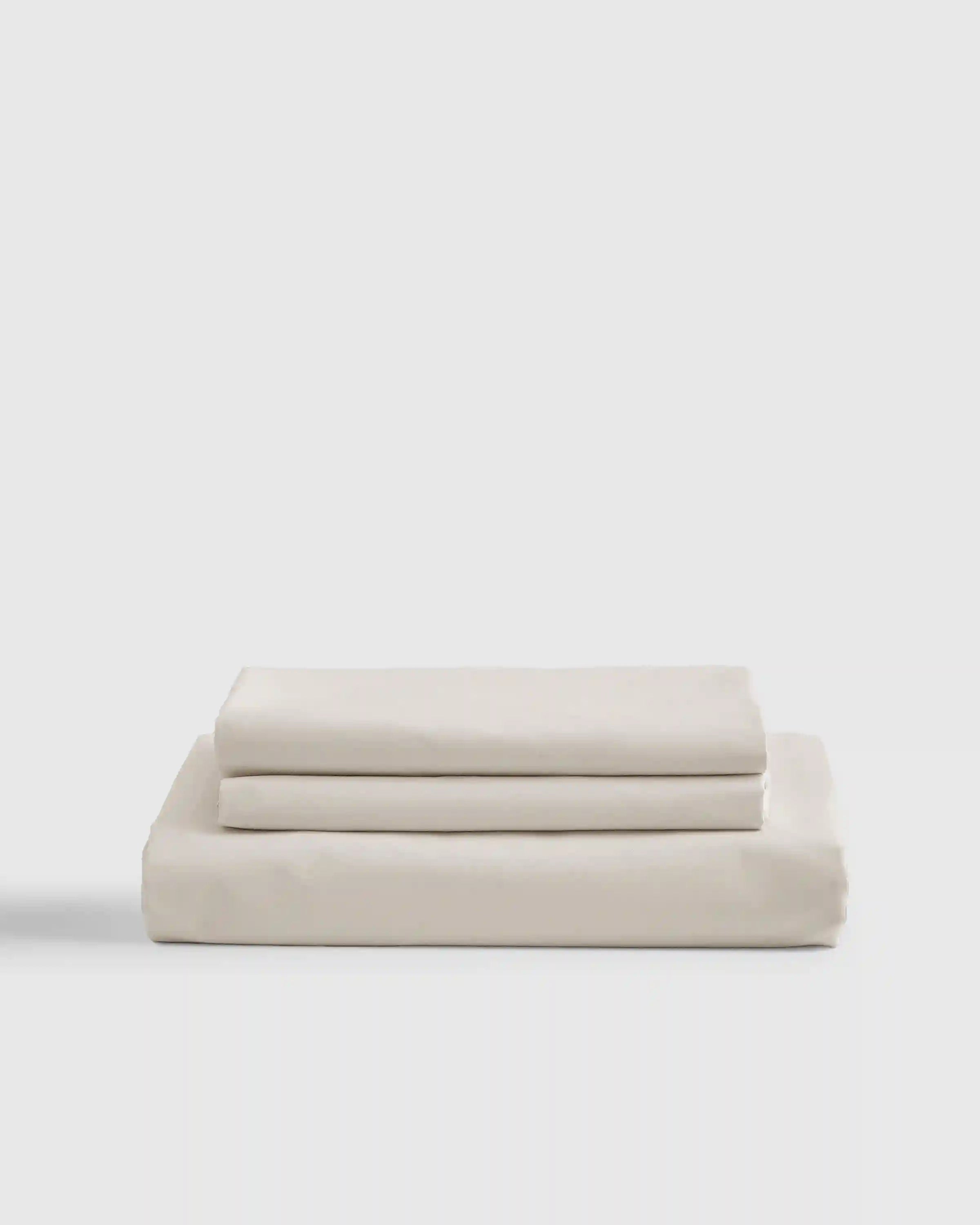 Organic Crisp Percale Fitted Sheet Set