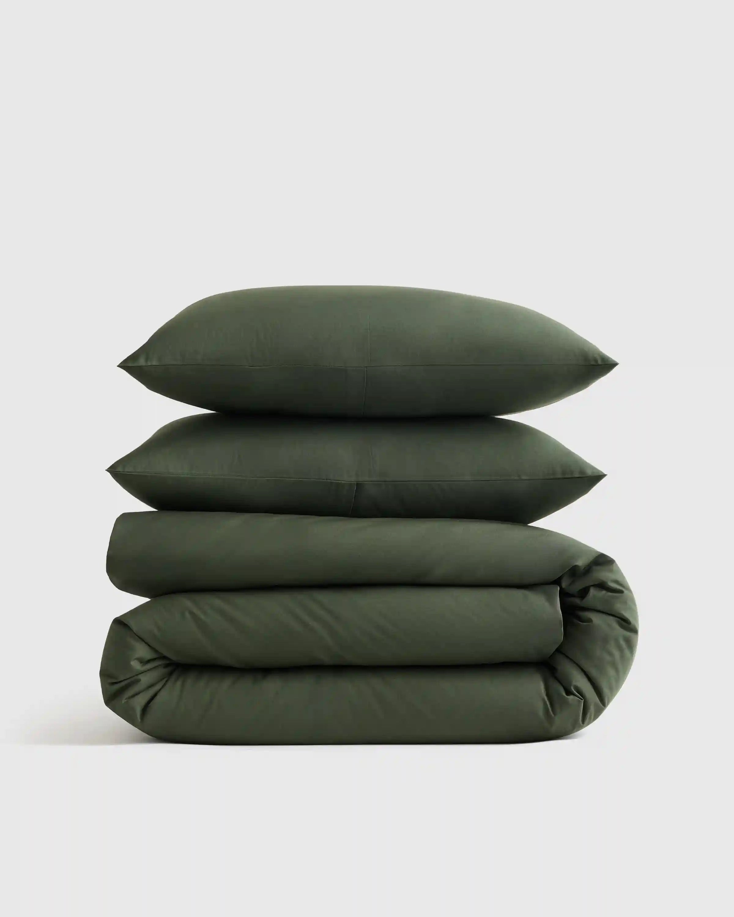 Organic Crisp Percale Duvet Cover Set