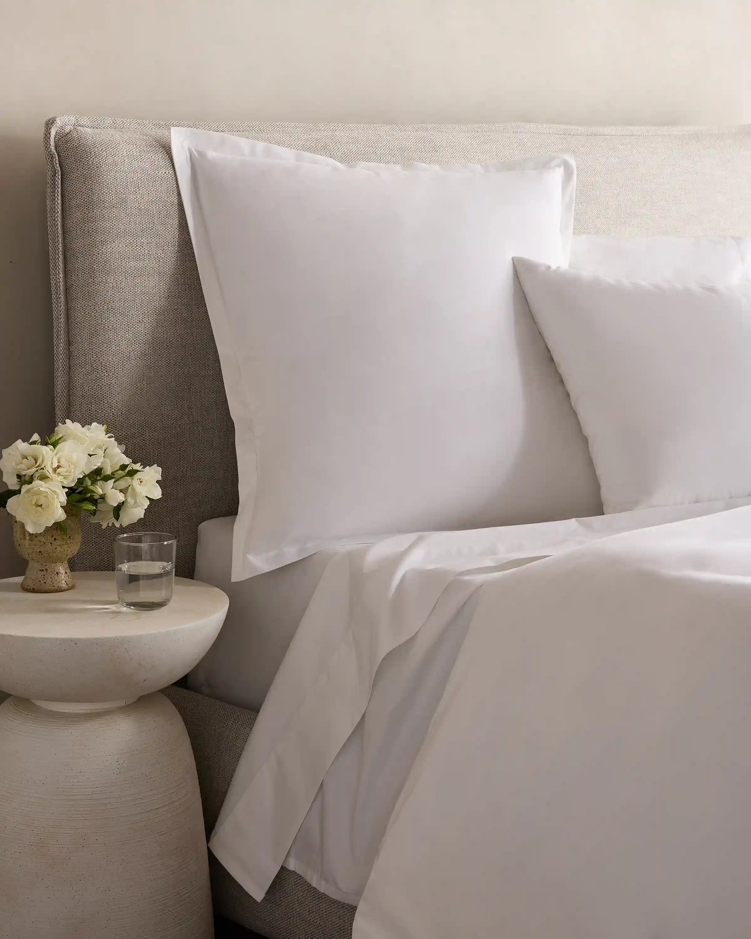 Organic Crisp Percale Euro Sham