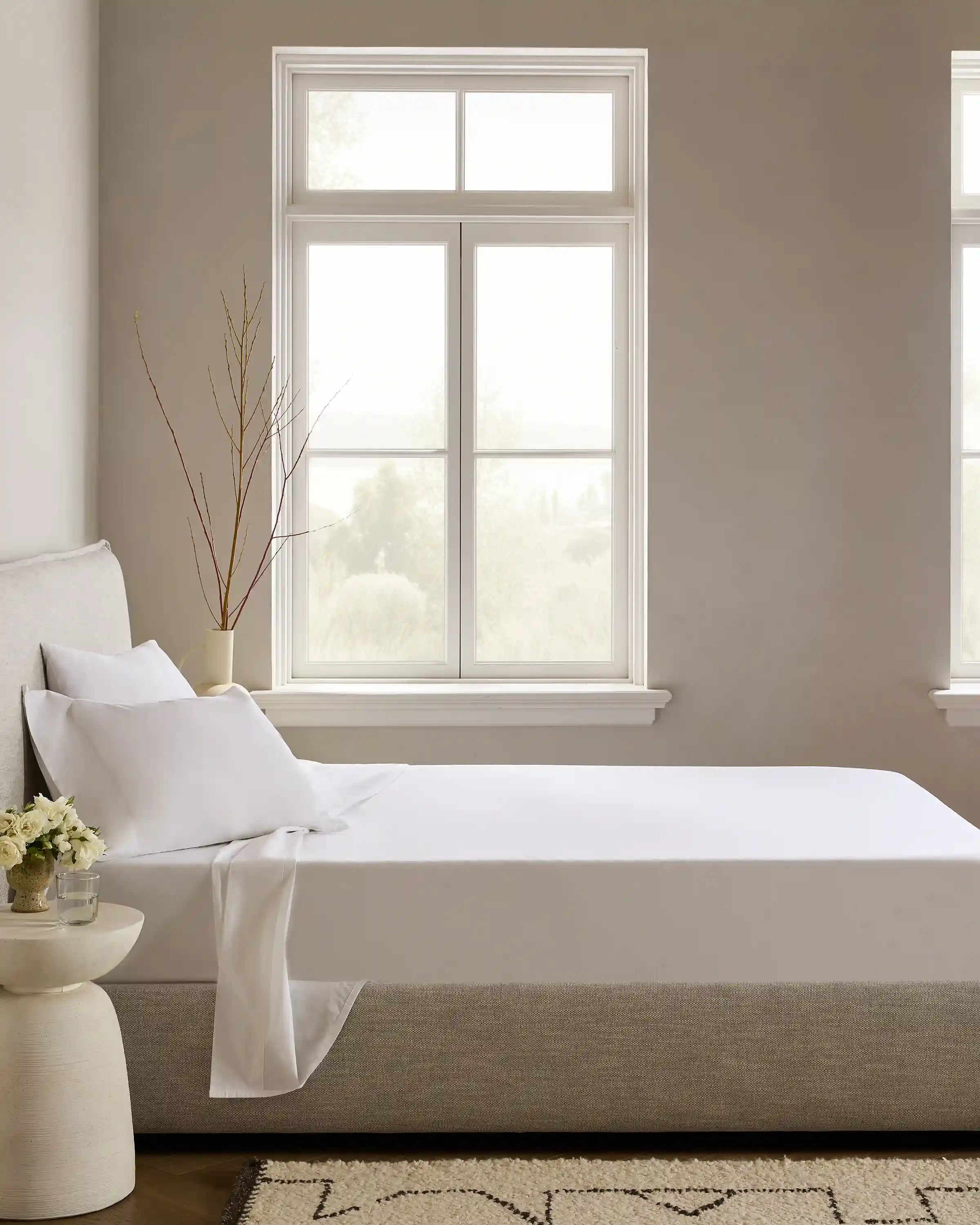 Organic Crisp Percale Pillowcase Set