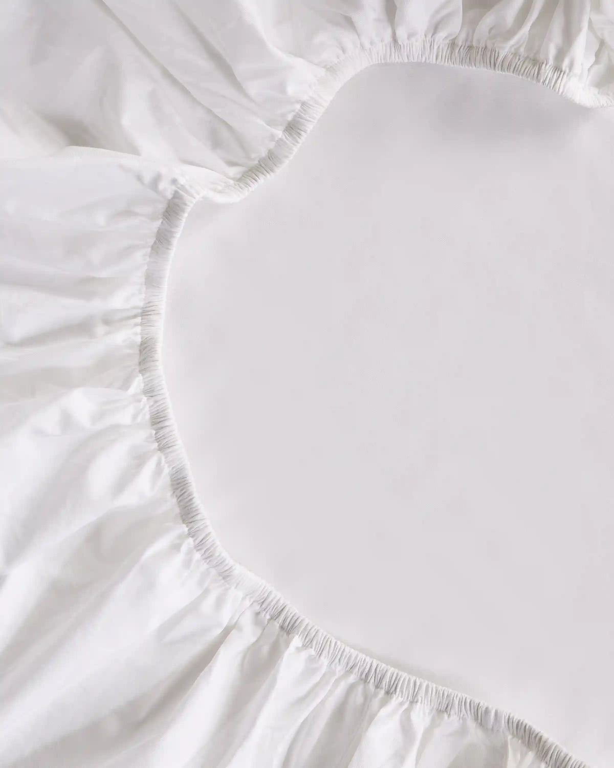 Organic Crisp Percale Embellished Sheet Set