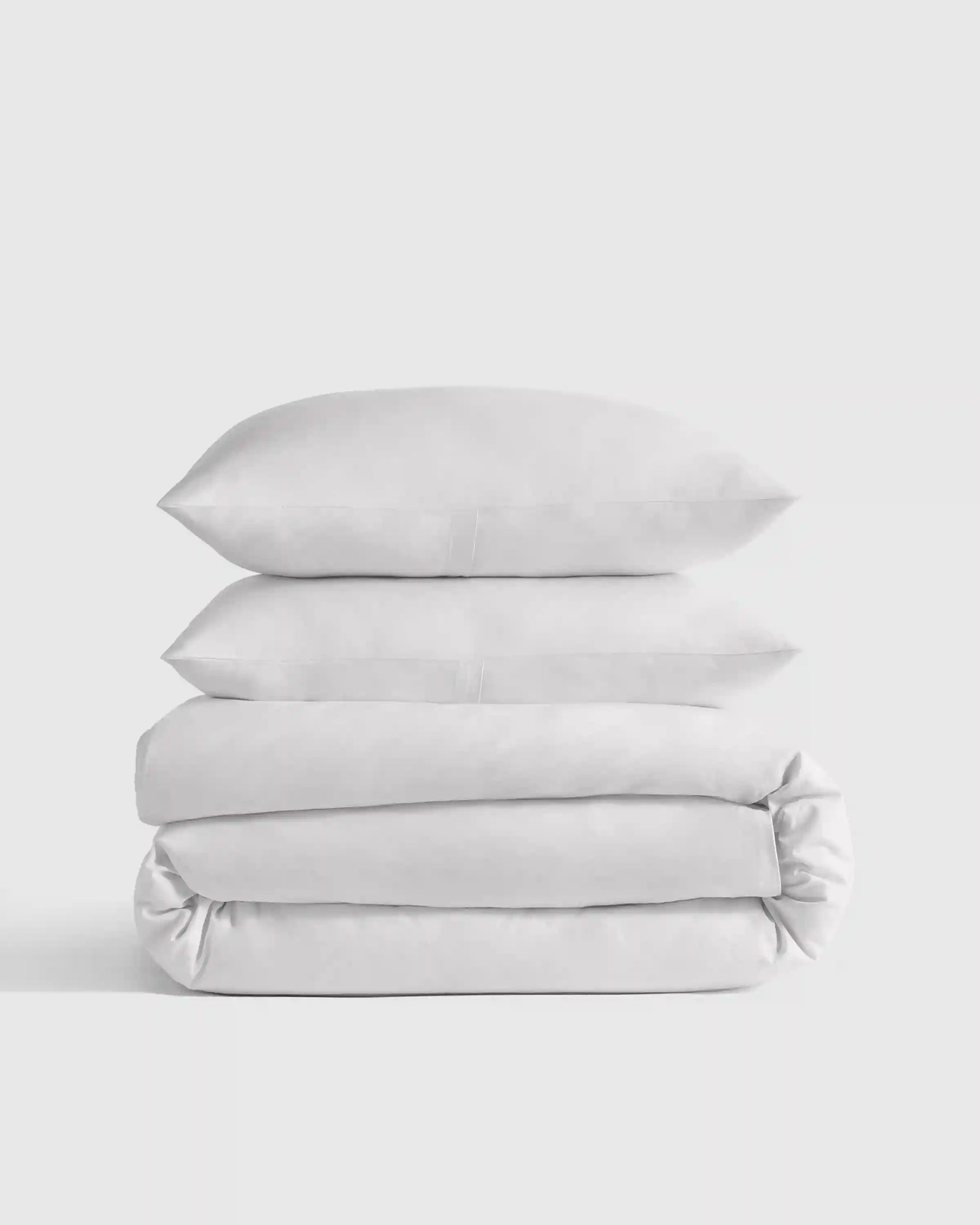 Organic Crisp Percale Duvet Cover Set