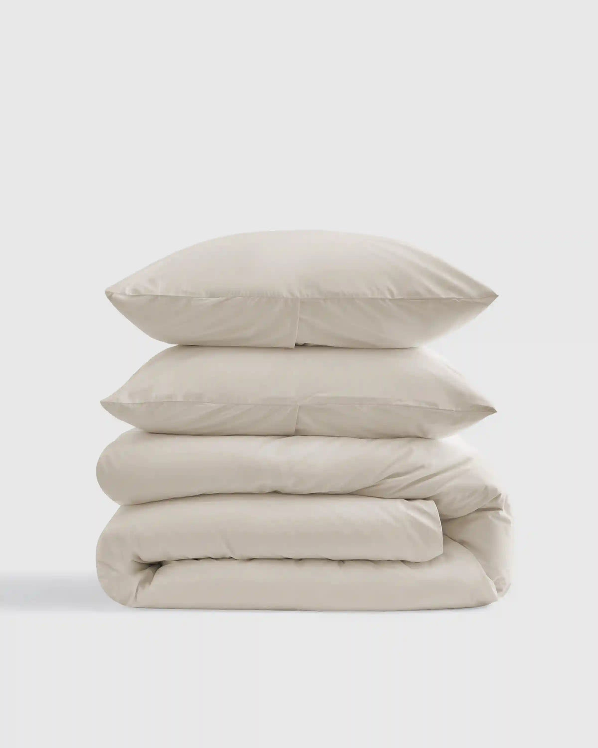 Organic Crisp Percale Duvet Cover Set