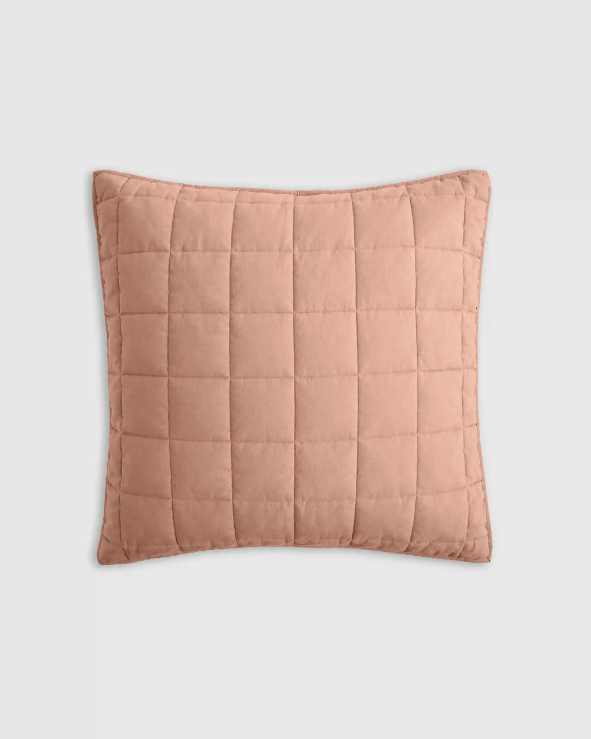 European Linen Box Quilted Euro Sham