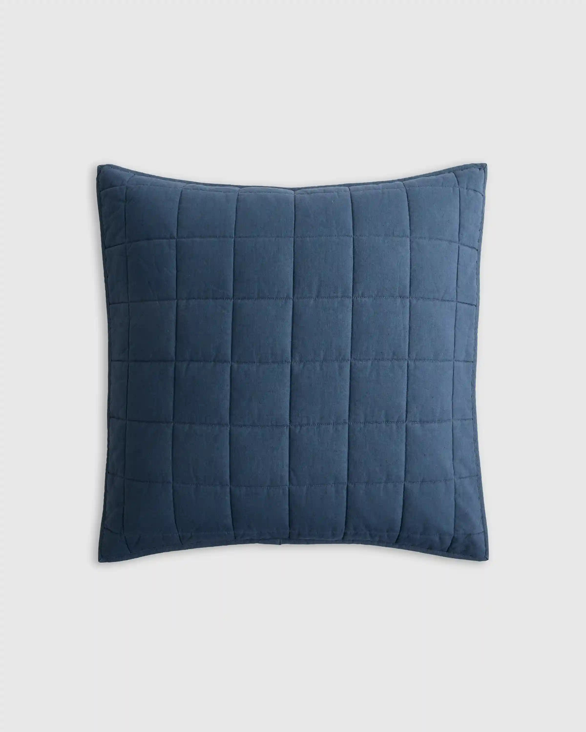 European Linen Box Quilted Euro Sham