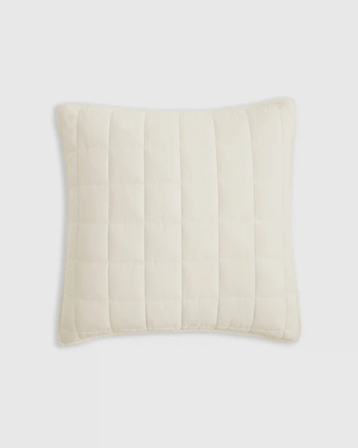 European Linen Box Quilted Euro Sham