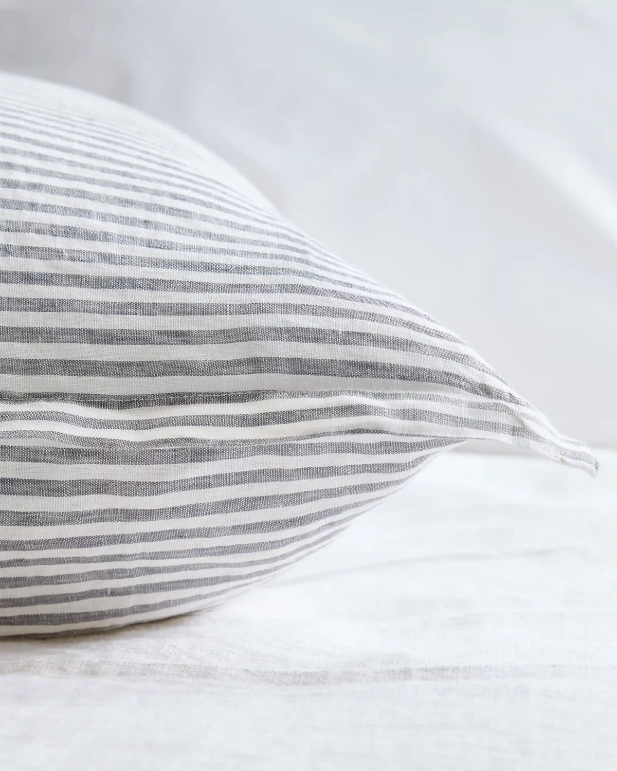 European Linen Stripe Euro Sham