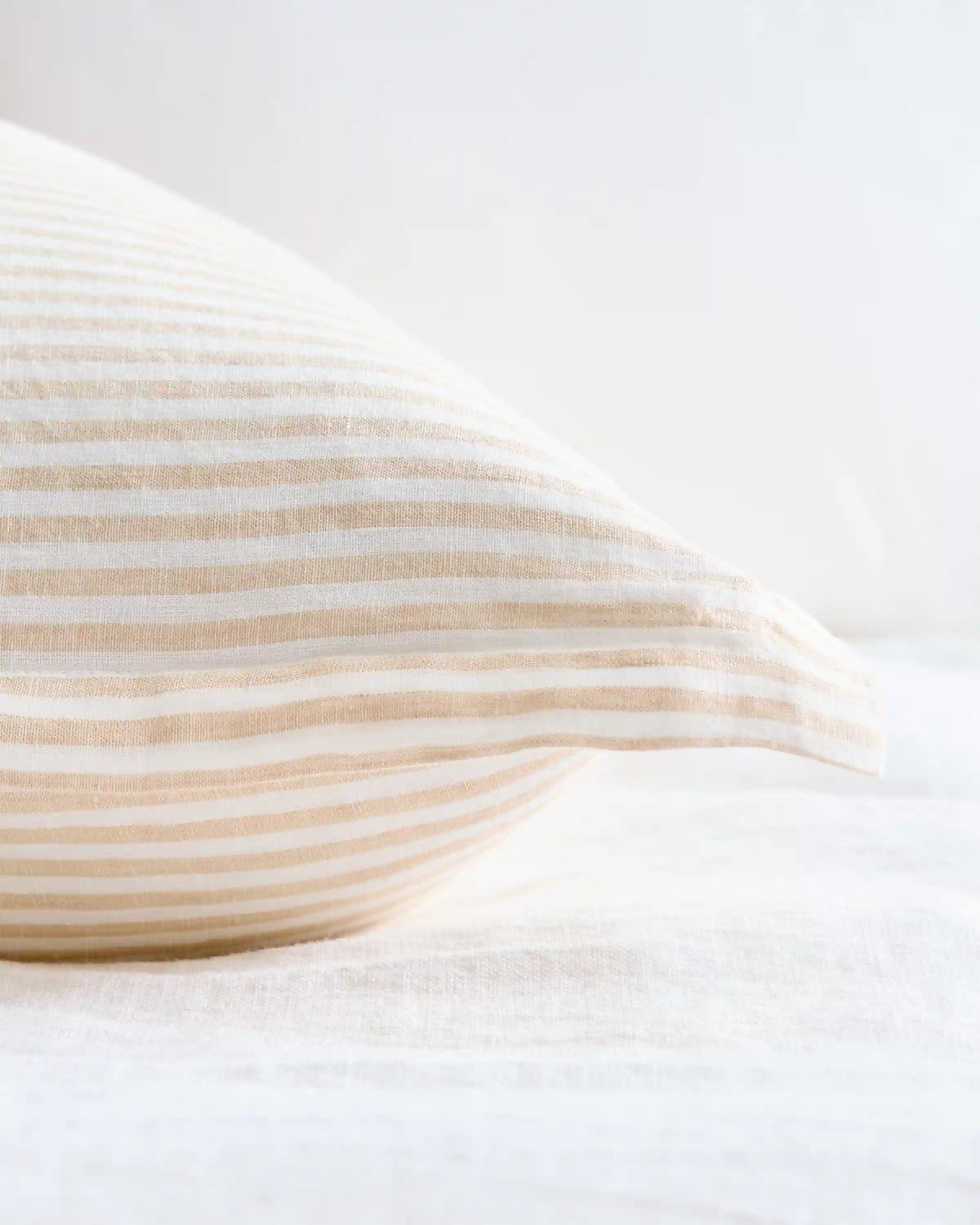 European Linen Stripe Euro Sham