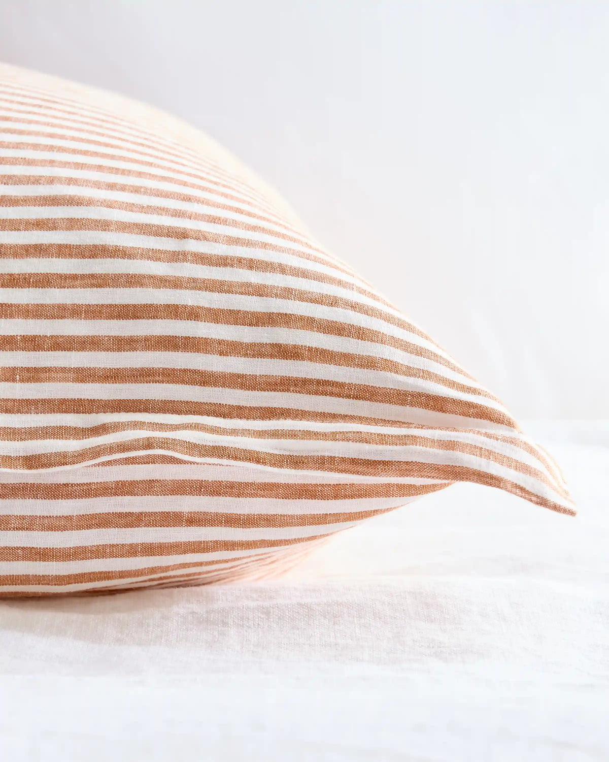 European Linen Stripe Euro Sham