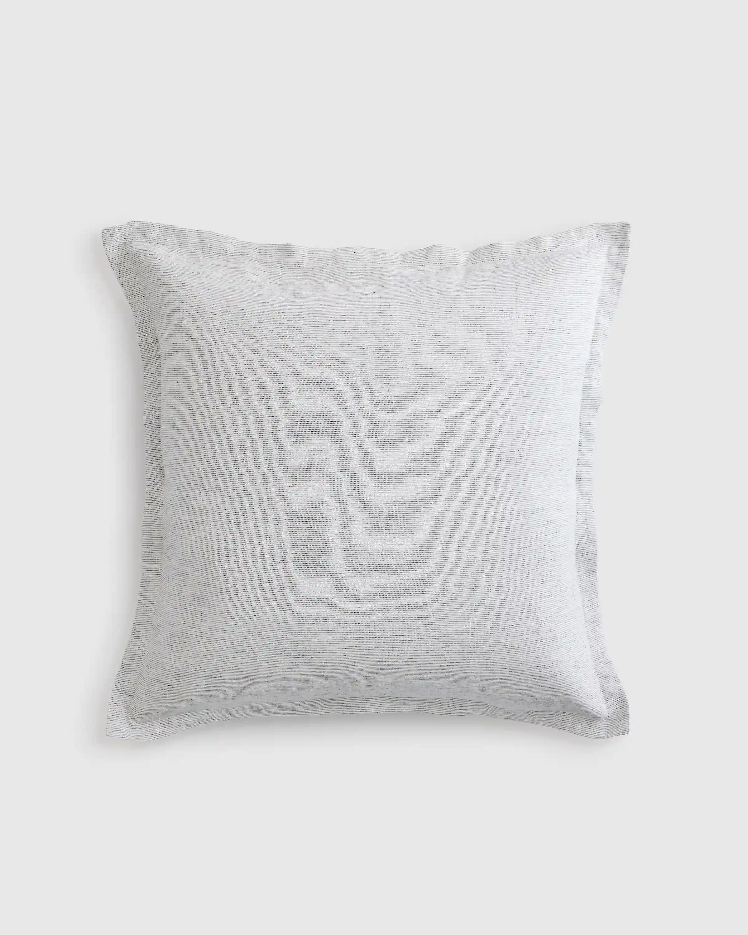European Linen Stripe Euro Sham