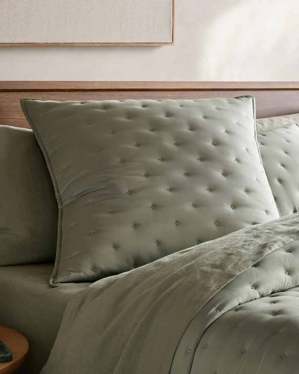 Bamboo Dream Quilted Euro Sham