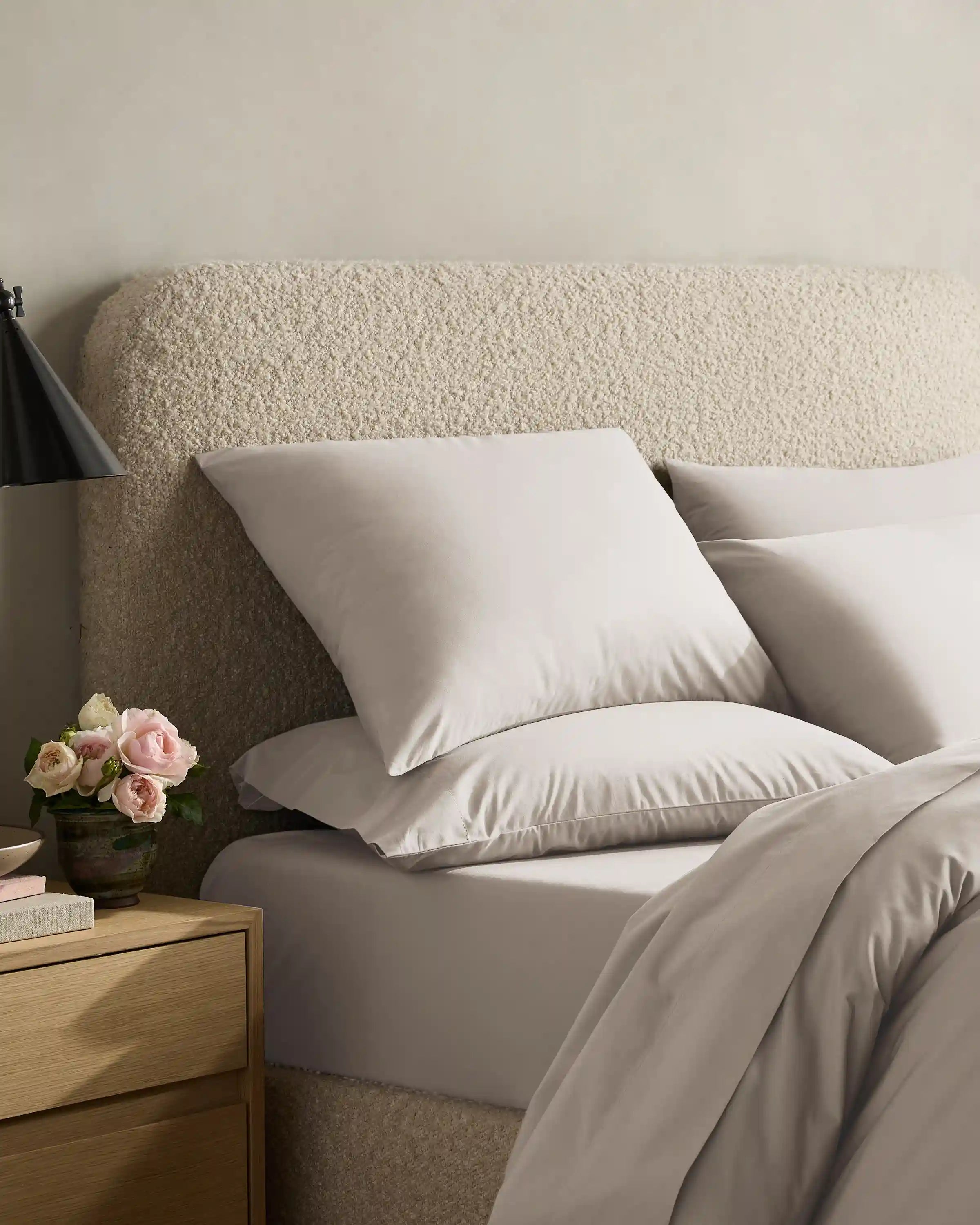 Organic Crisp Percale Sham Set