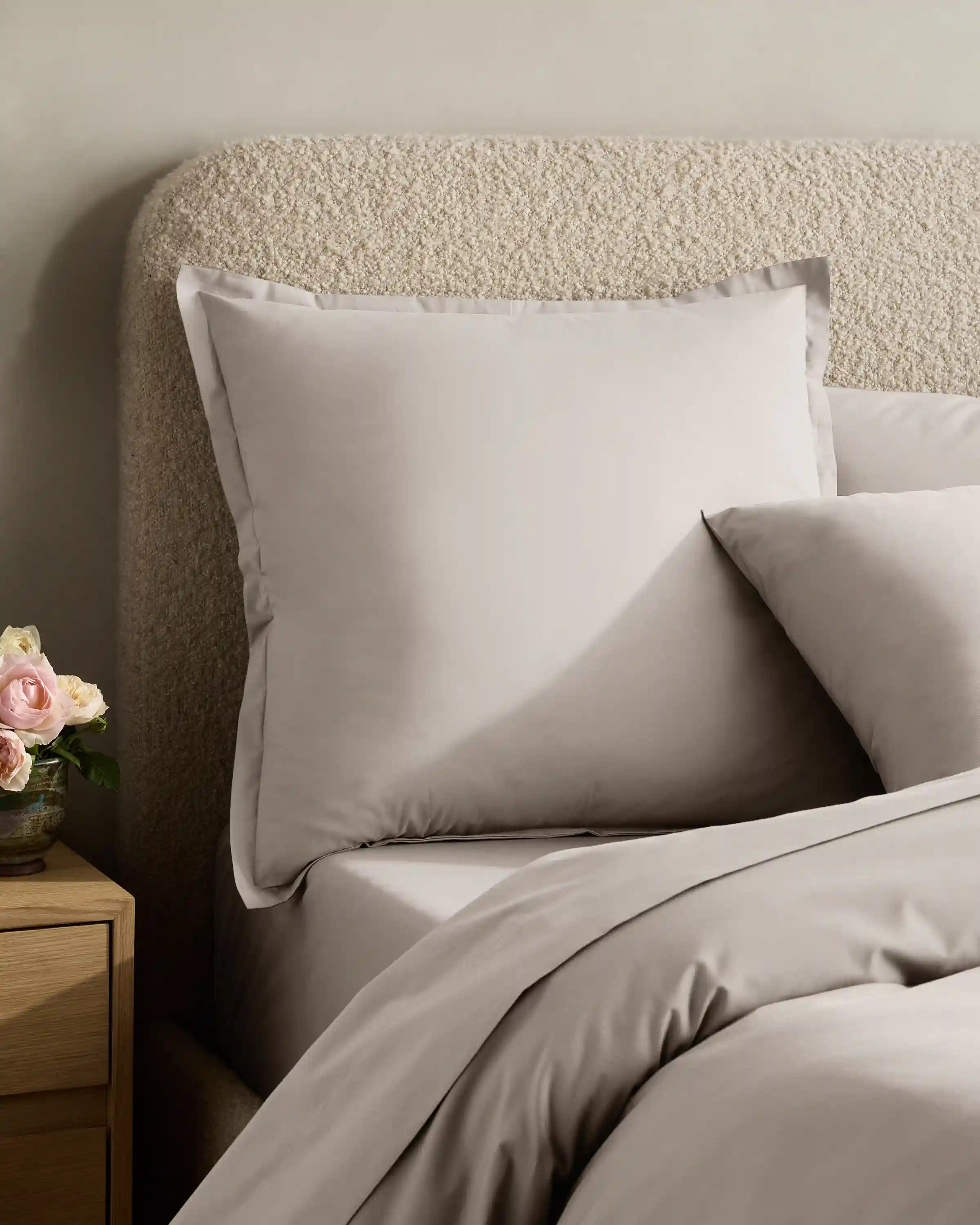 Organic Crisp Percale Euro Sham