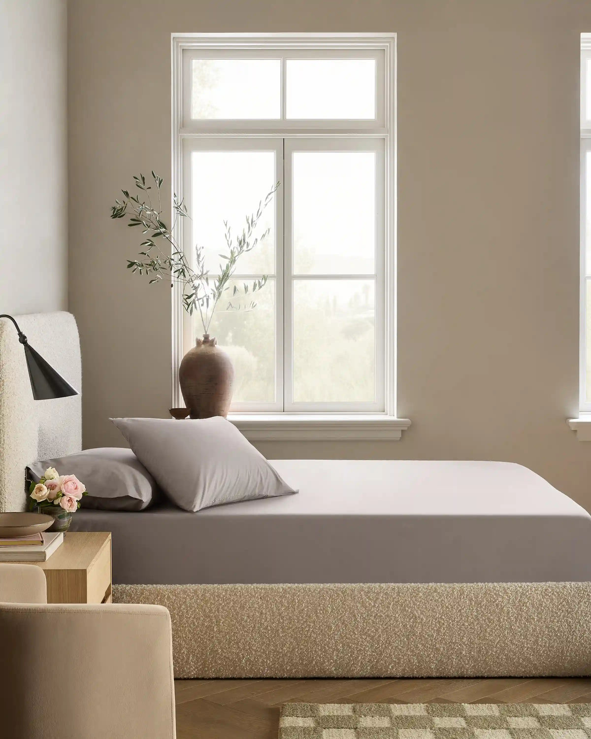 Organic Crisp Percale Fitted Sheet Set