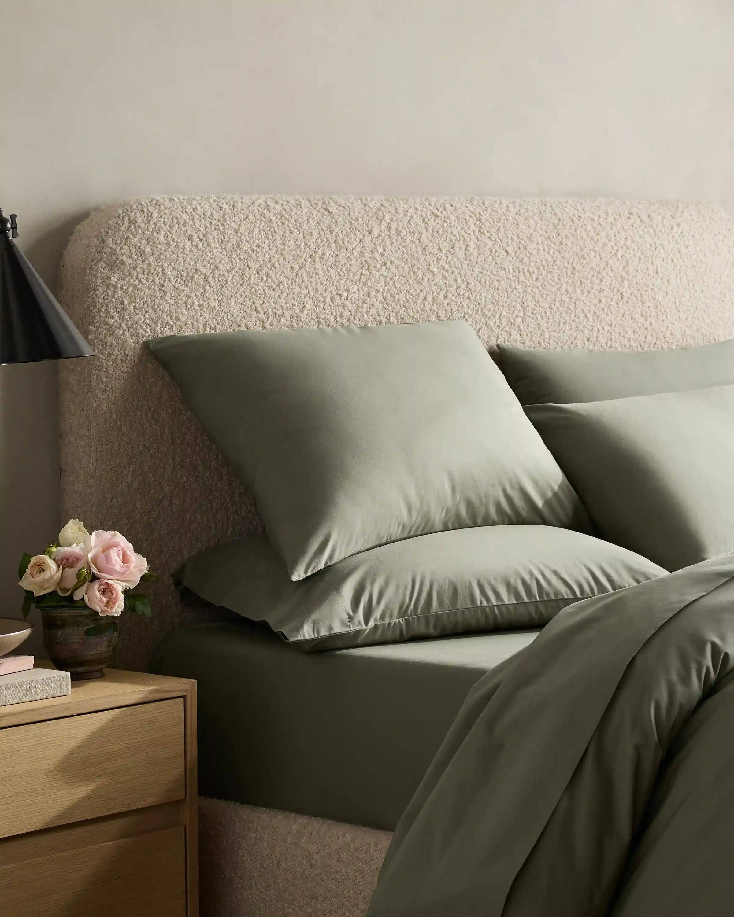 Organic Crisp Percale Sham Set
