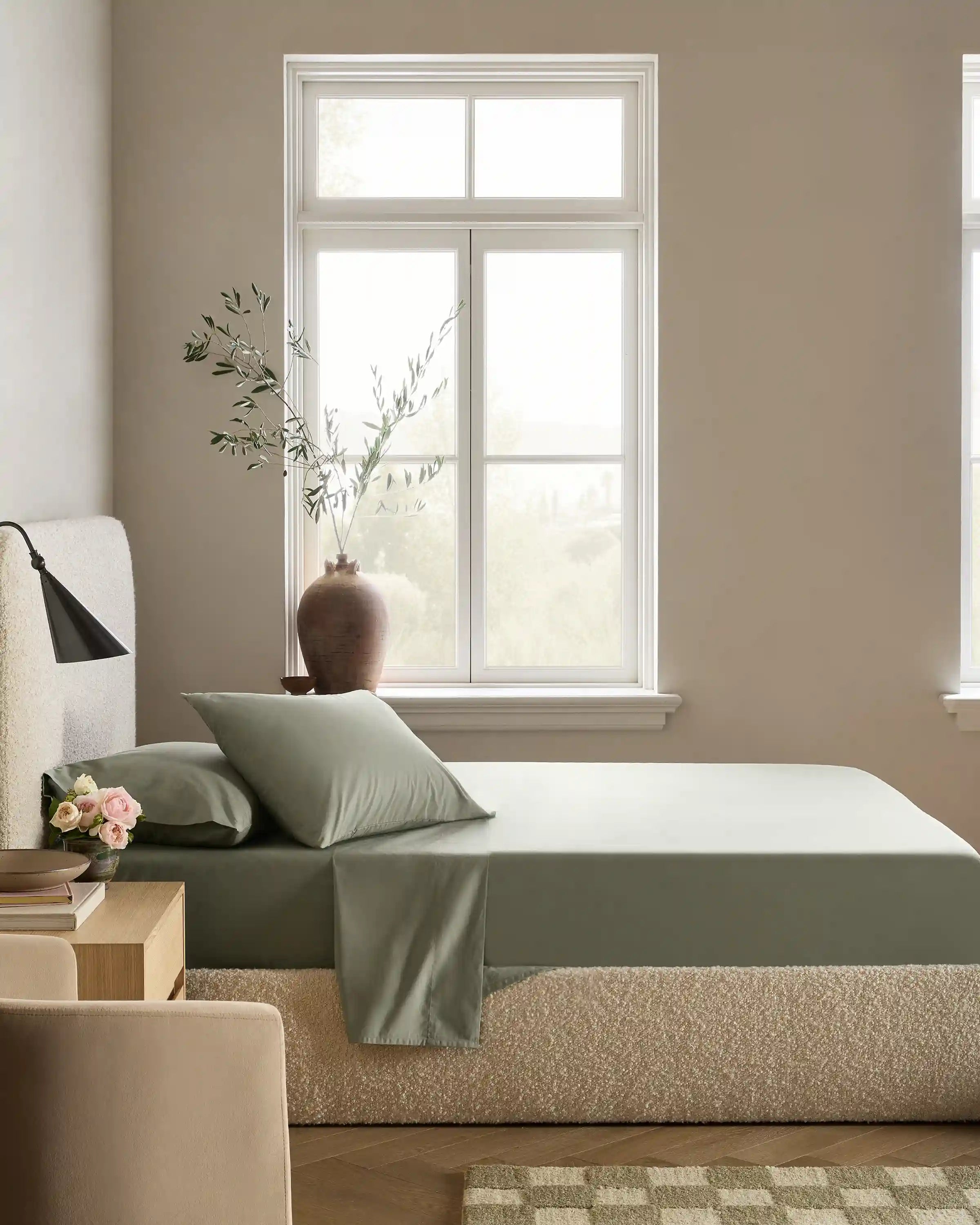 Organic Crisp Percale Sheet Set