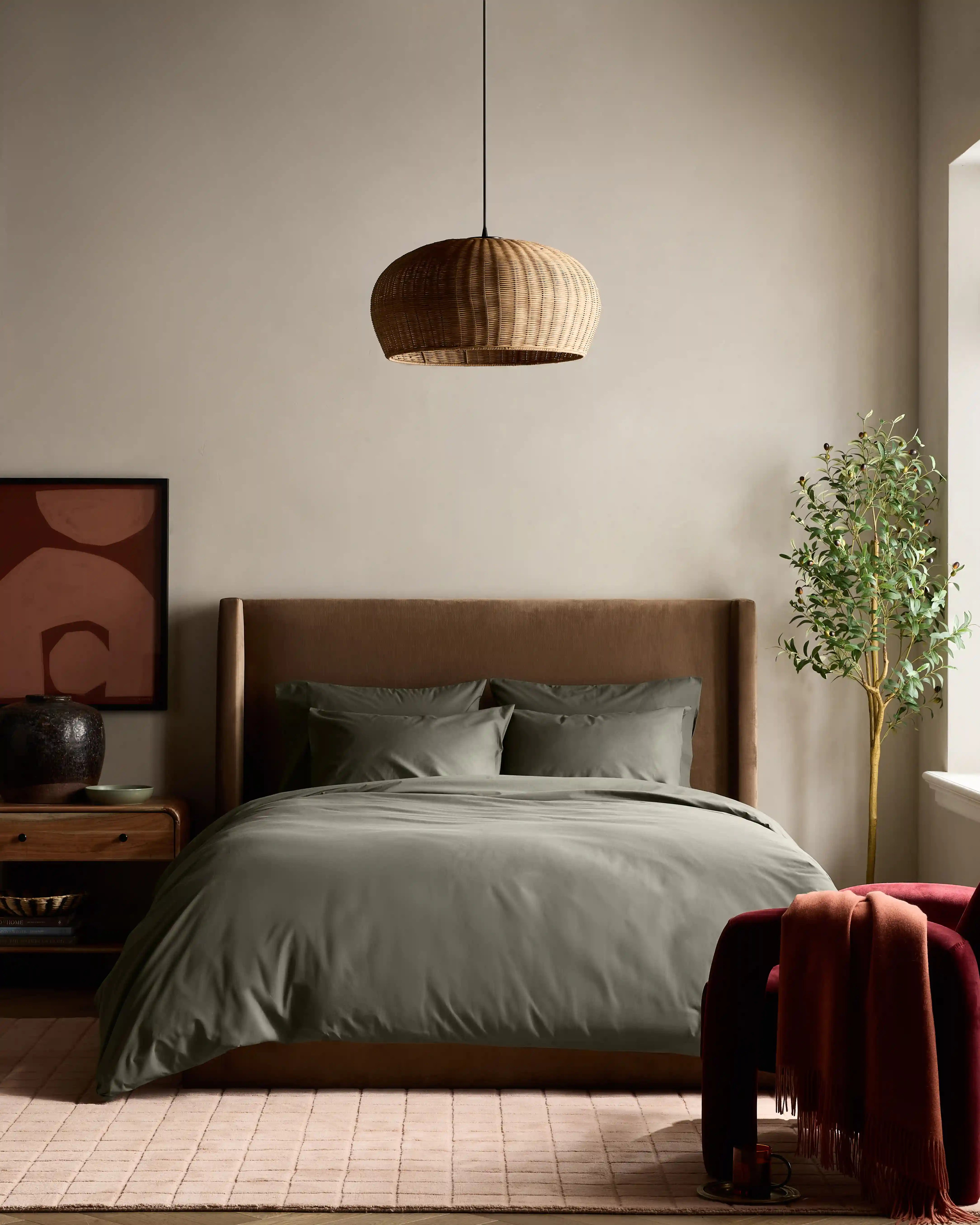Organic Crisp Percale Sham Set
