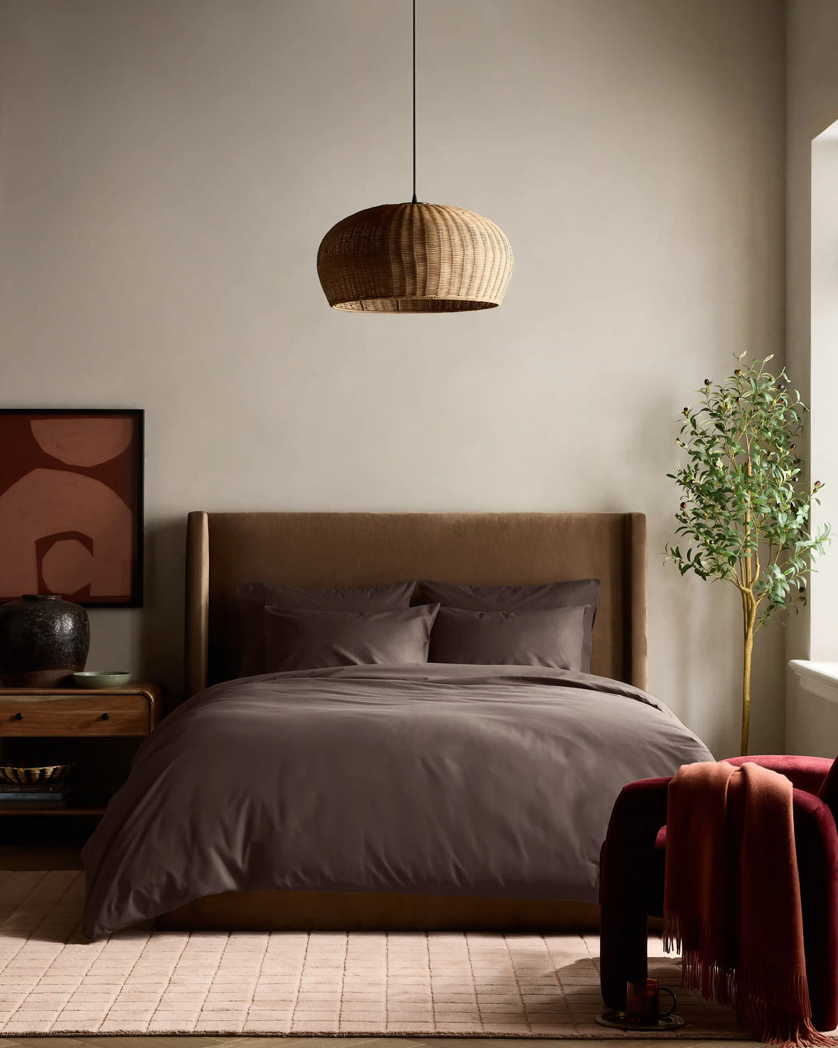 Organic Crisp Percale Sham Set