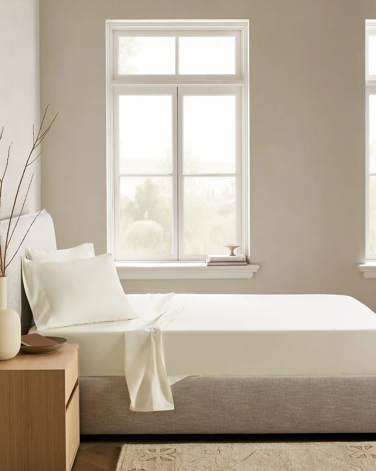 Organic Crisp Percale Pillowcase Set