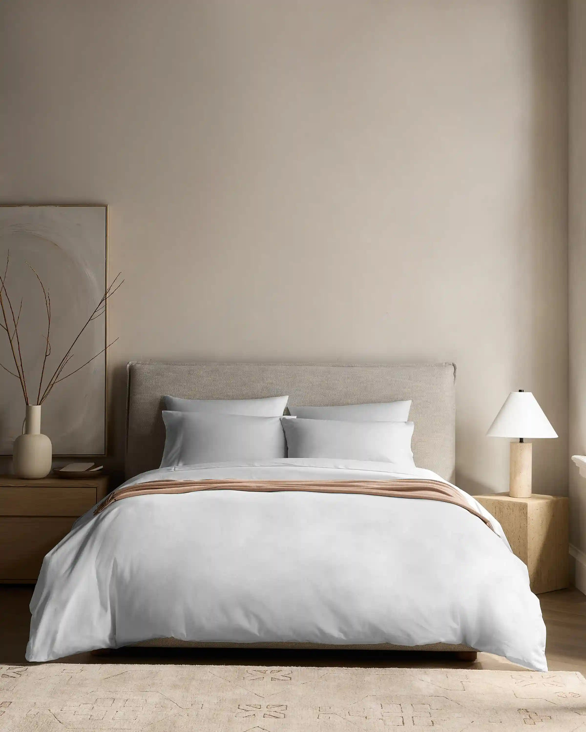 Organic Crisp Percale Sham Set