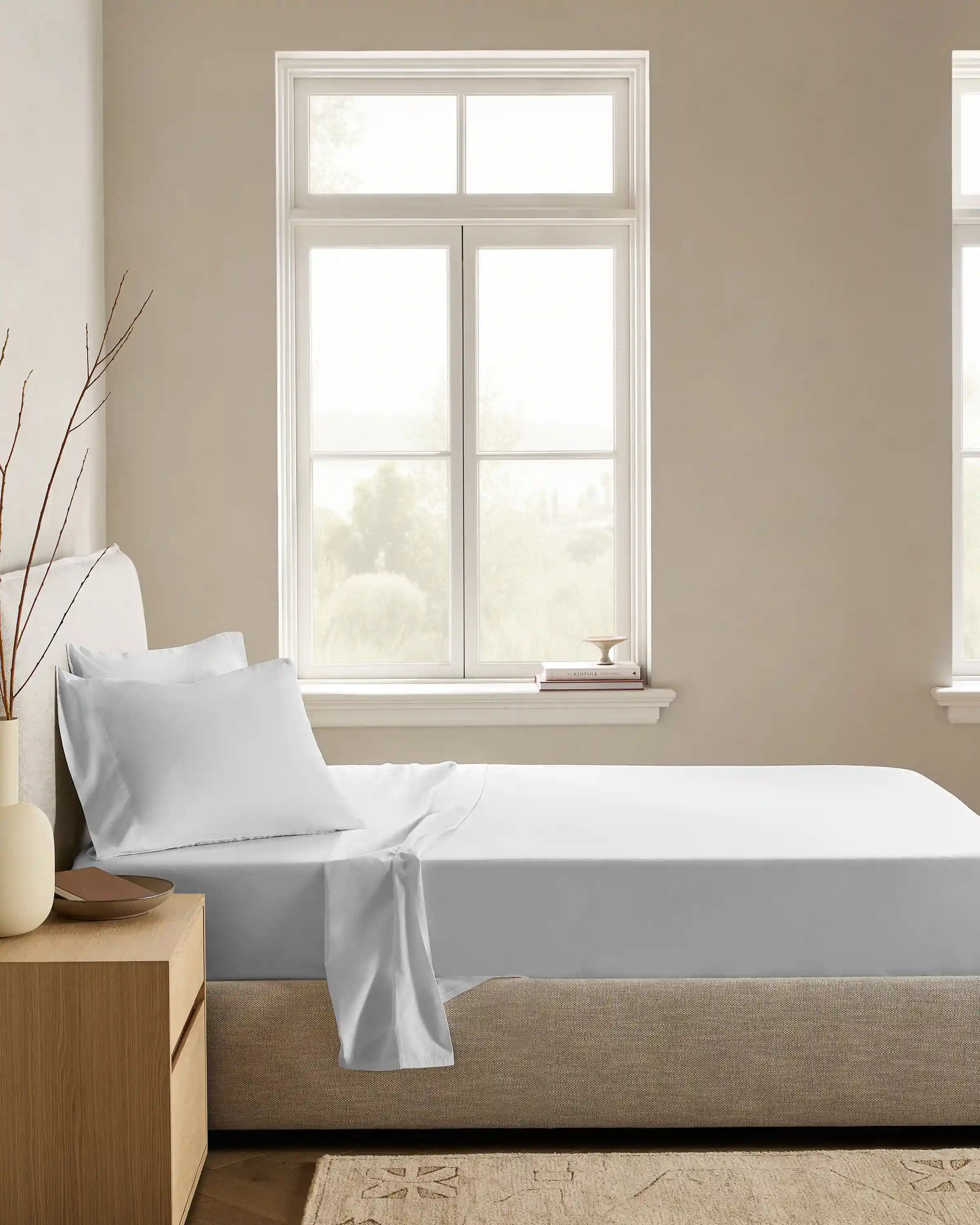 Organic Crisp Percale Pillowcase Set