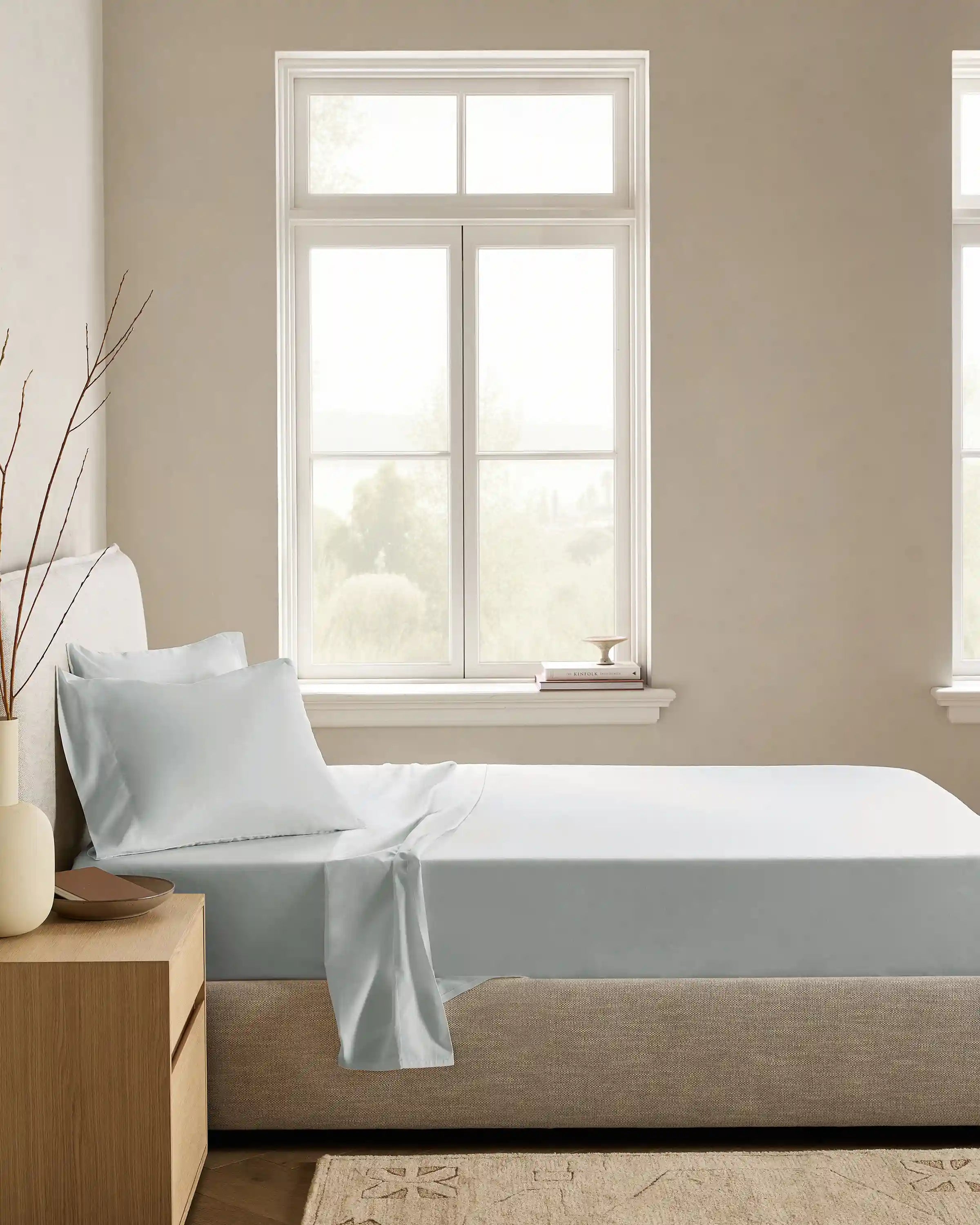 Organic Crisp Percale Sheet Set