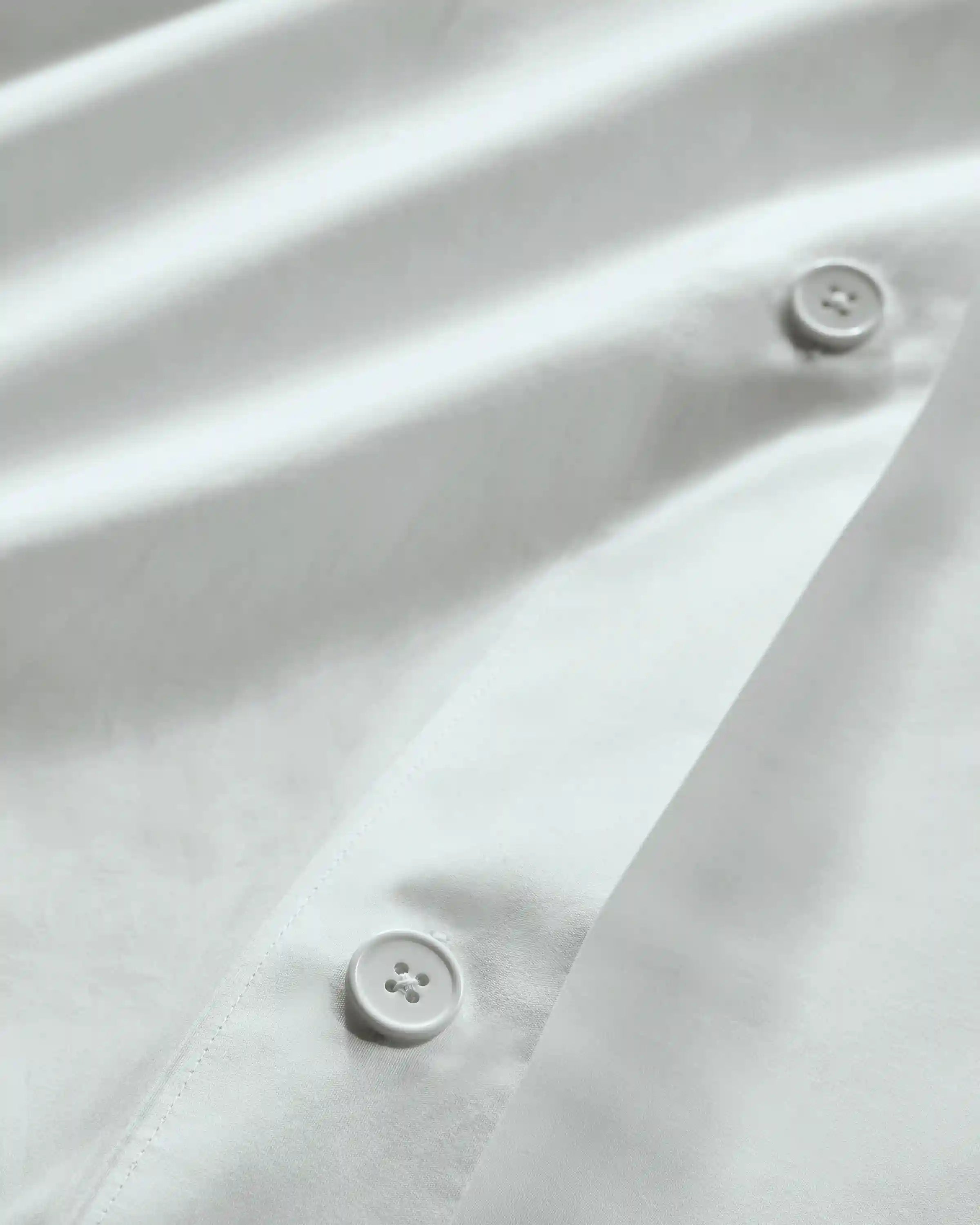 Organic Crisp Percale Duvet Cover Set