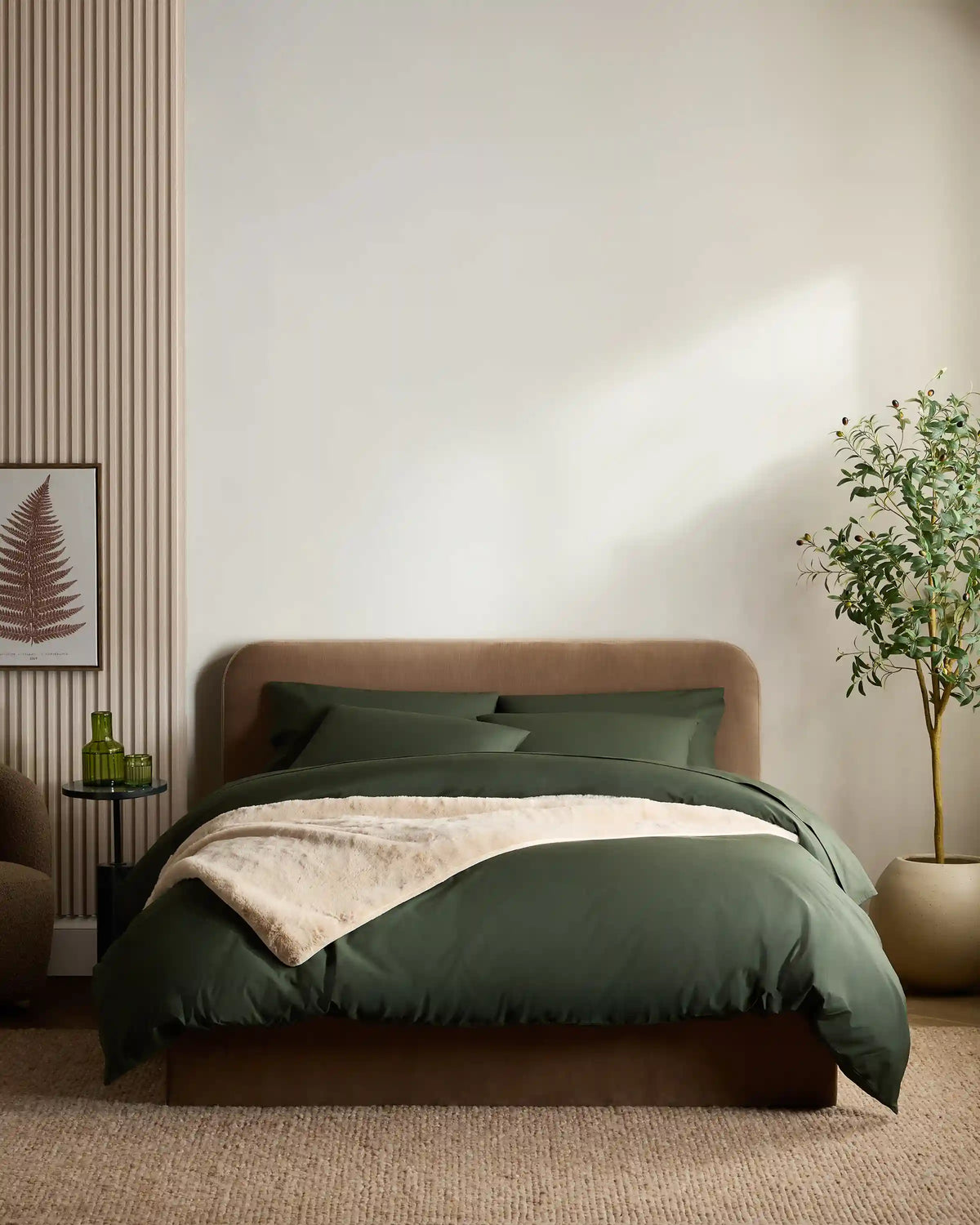 Organic Crisp Percale Duvet Cover Set