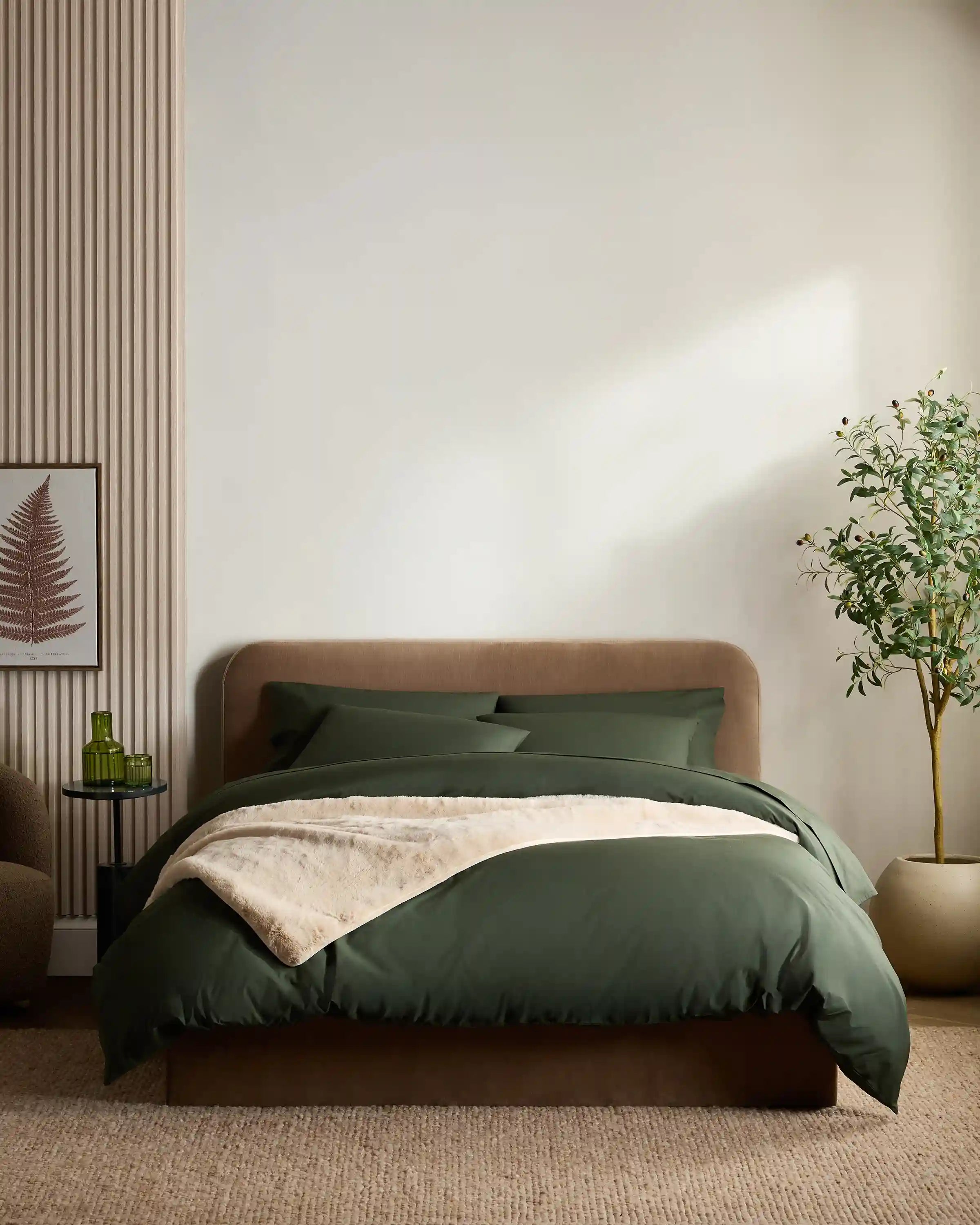 Organic Crisp Percale Sham Set