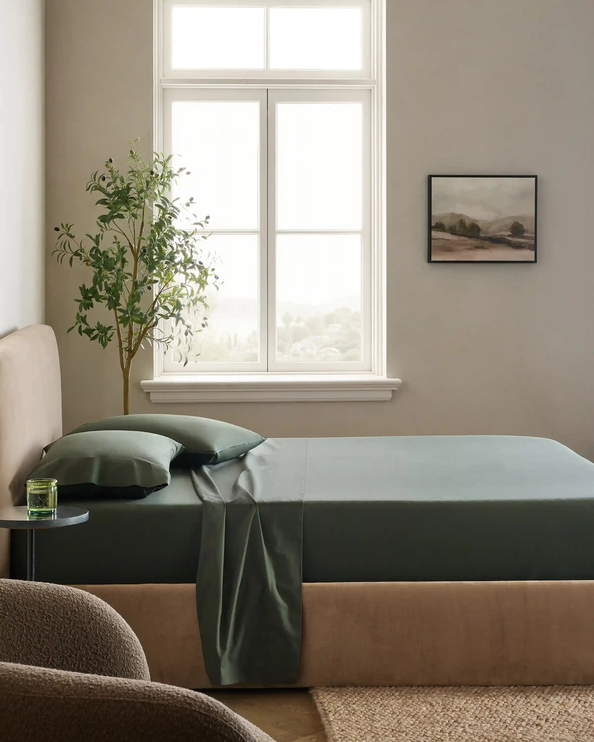 Organic Crisp Percale Sheet Set
