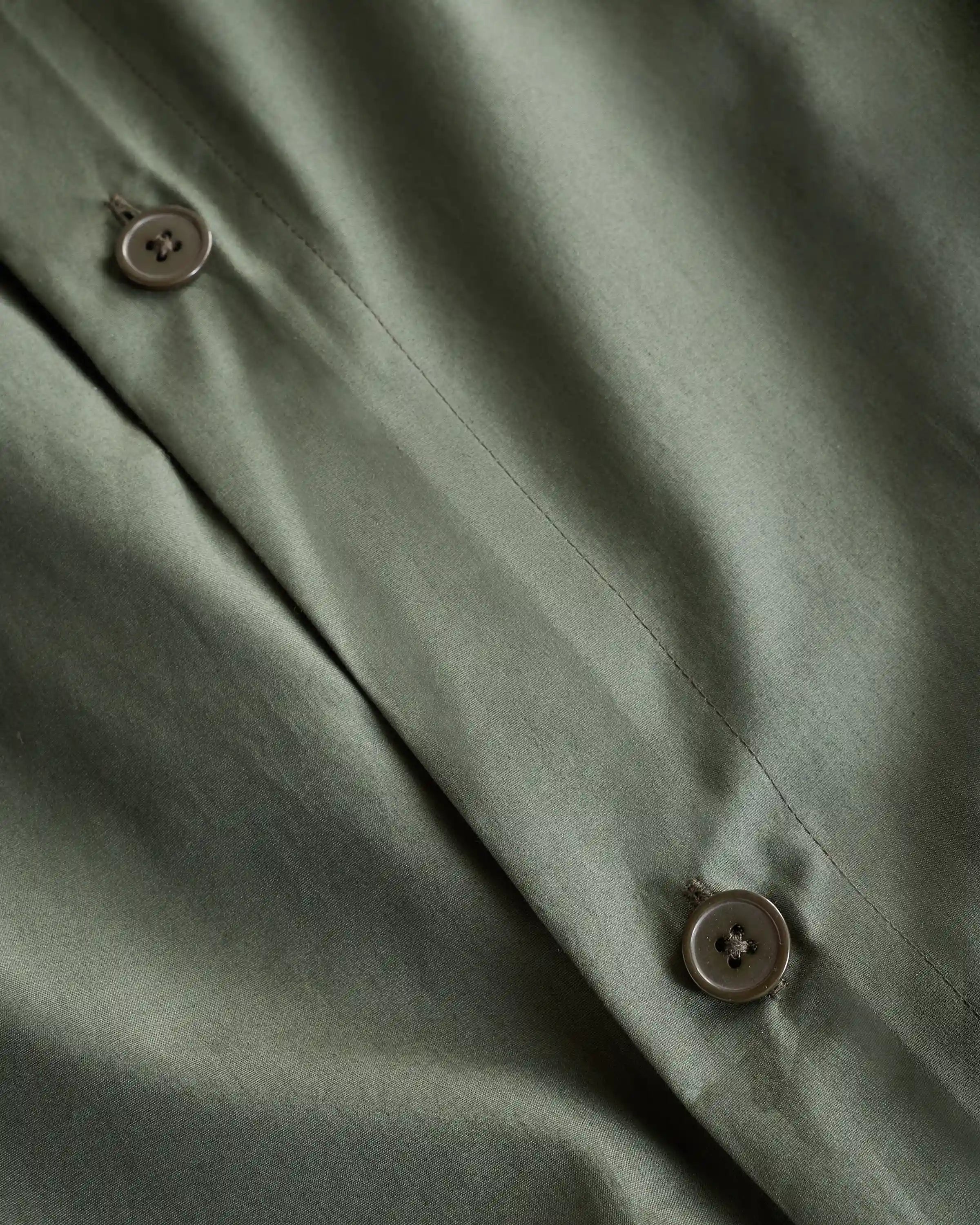 Organic Crisp Percale Duvet Cover Set