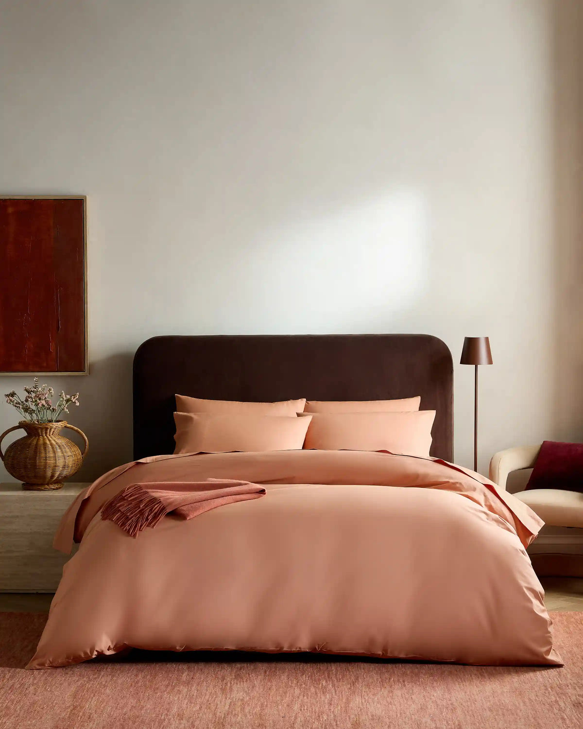 Organic Crisp Percale Duvet Cover Set
