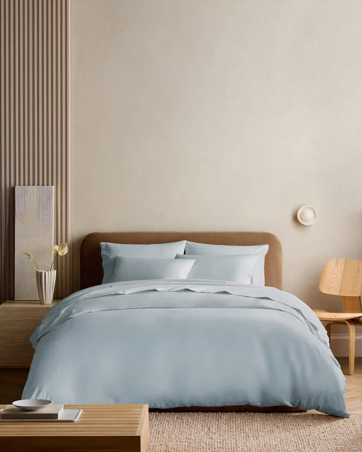 Organic Crisp Percale Sham Set