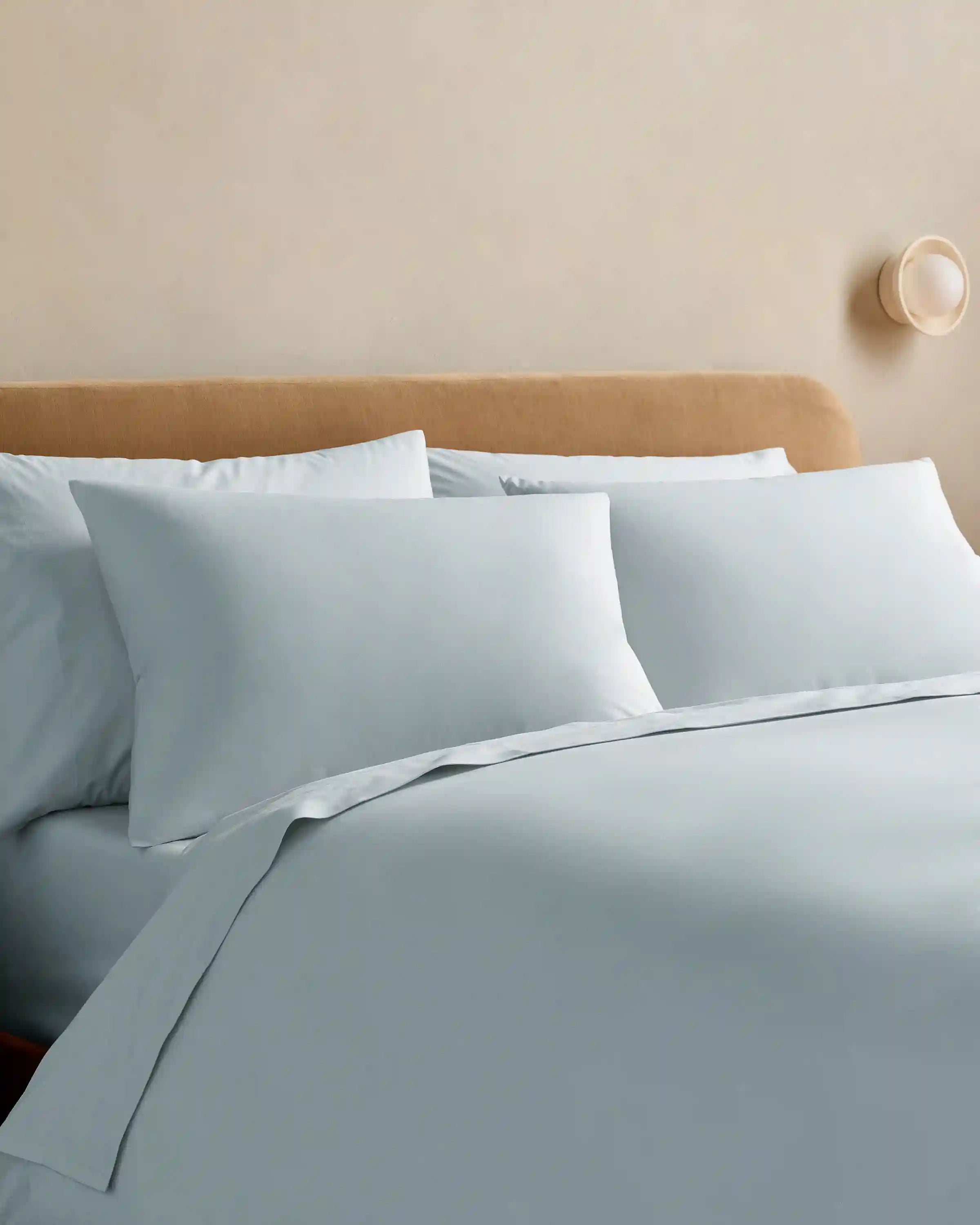 Organic Crisp Percale Sham Set