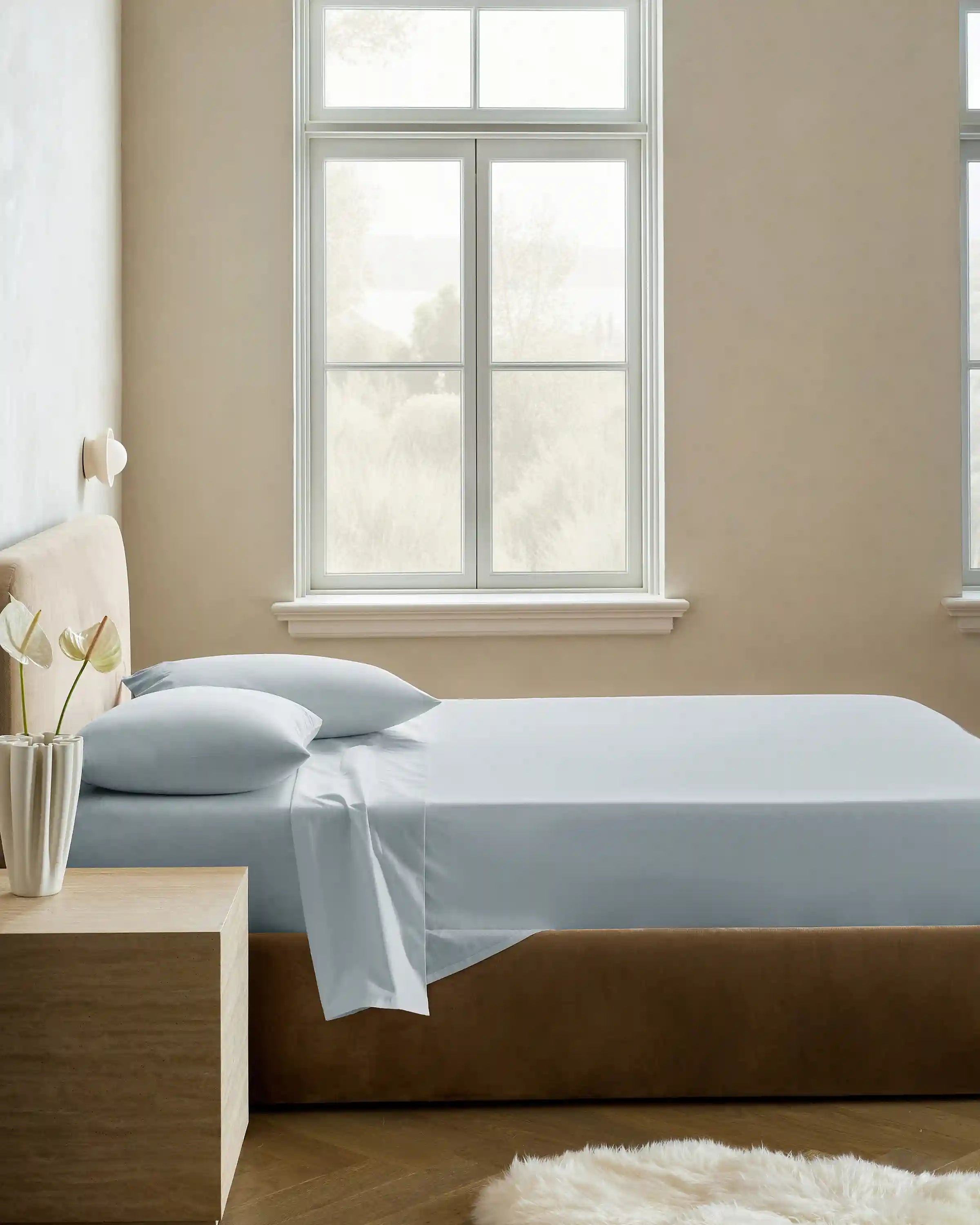 Organic Crisp Percale Sheet Set