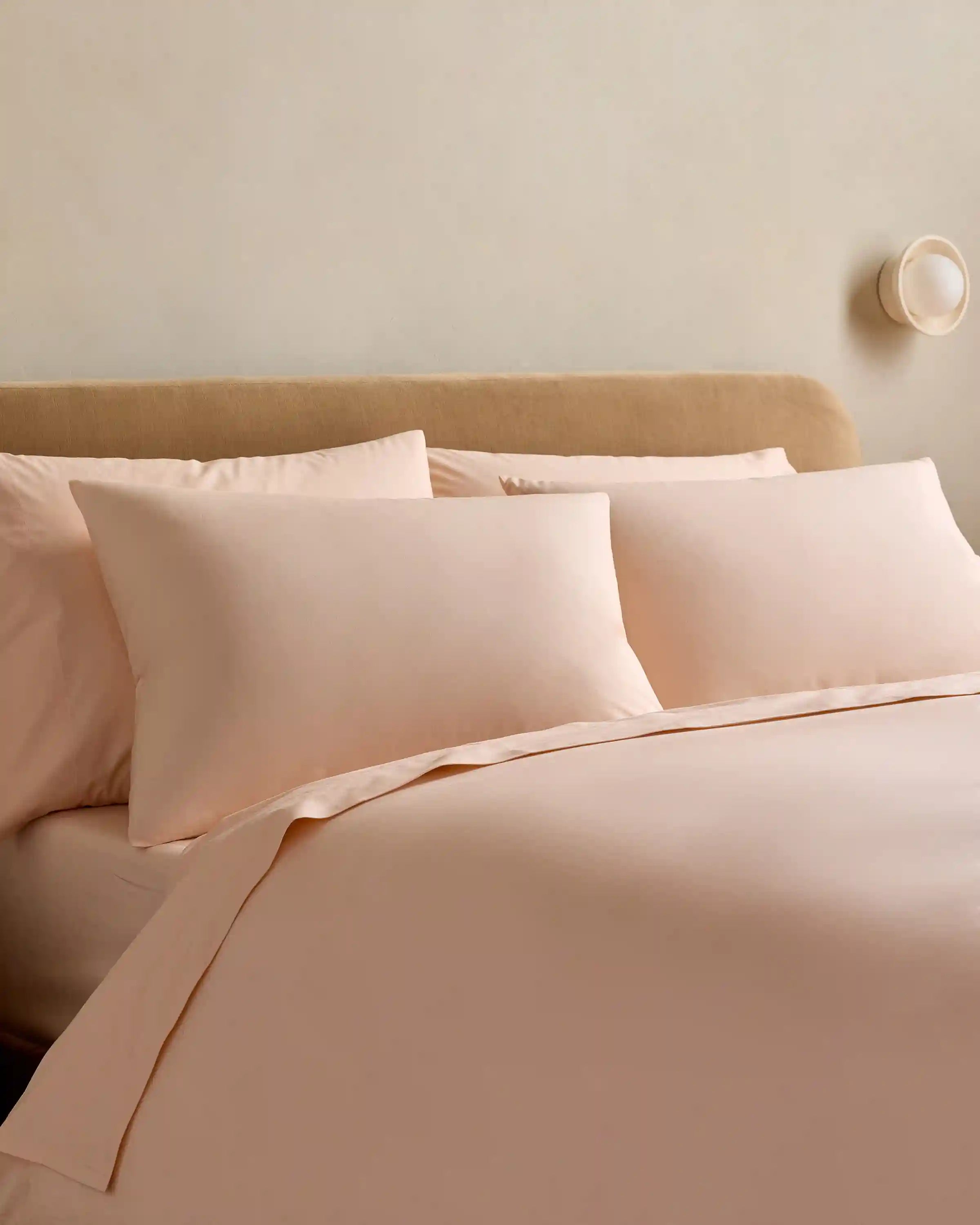 Organic Crisp Percale Duvet Cover Set