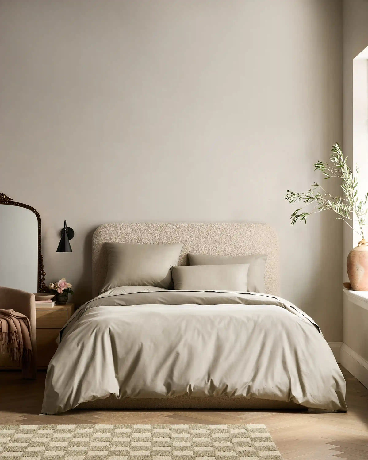 Organic Crisp Percale Sham Set