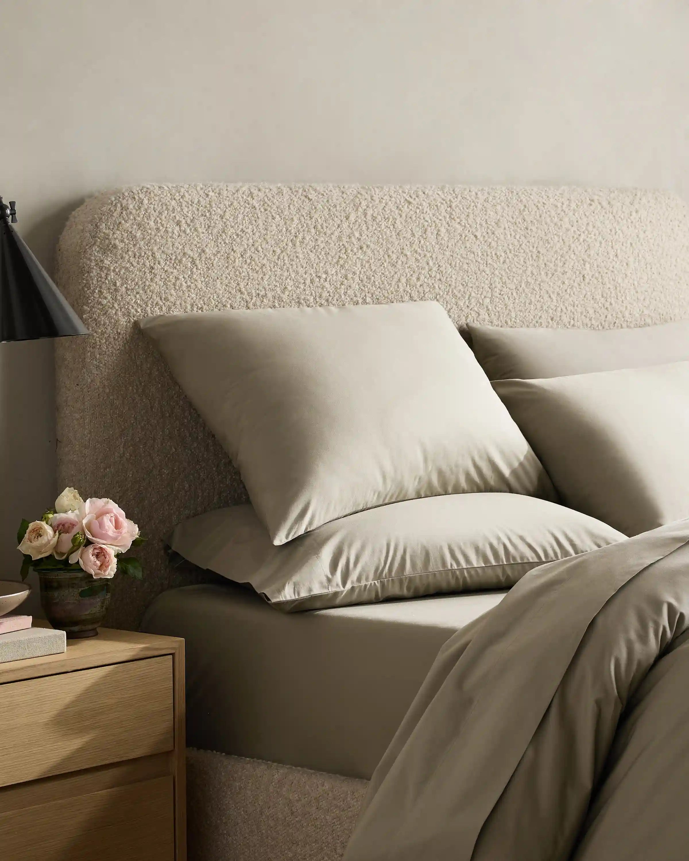 Organic Crisp Percale Duvet Cover Set