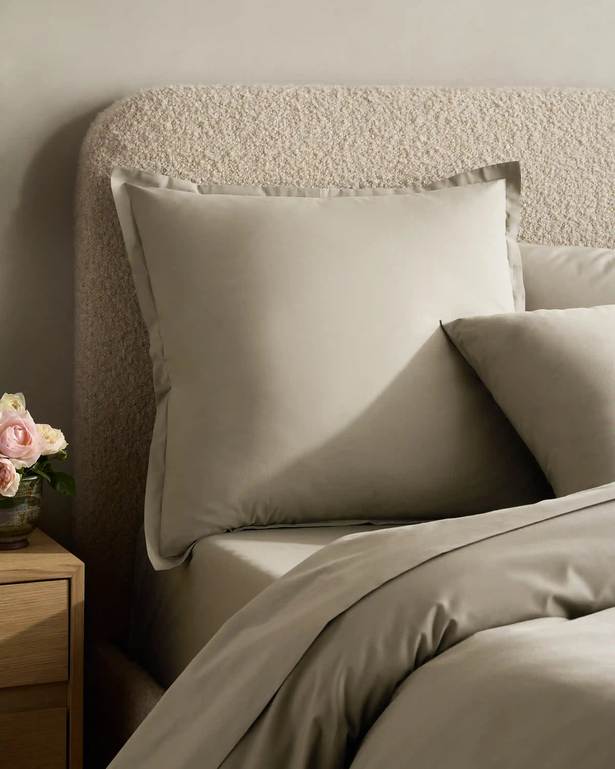 Organic Crisp Percale Euro Sham
